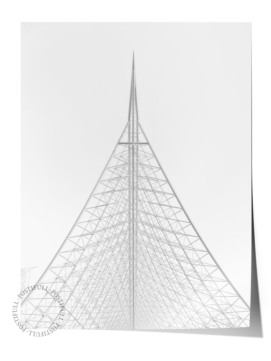 Mimari Poster, Siyah Beyaz Çerçevesiz Poster, Sanatsal Baskı NO:219 Estetik Ofis Duvar Dekoru, Dikey