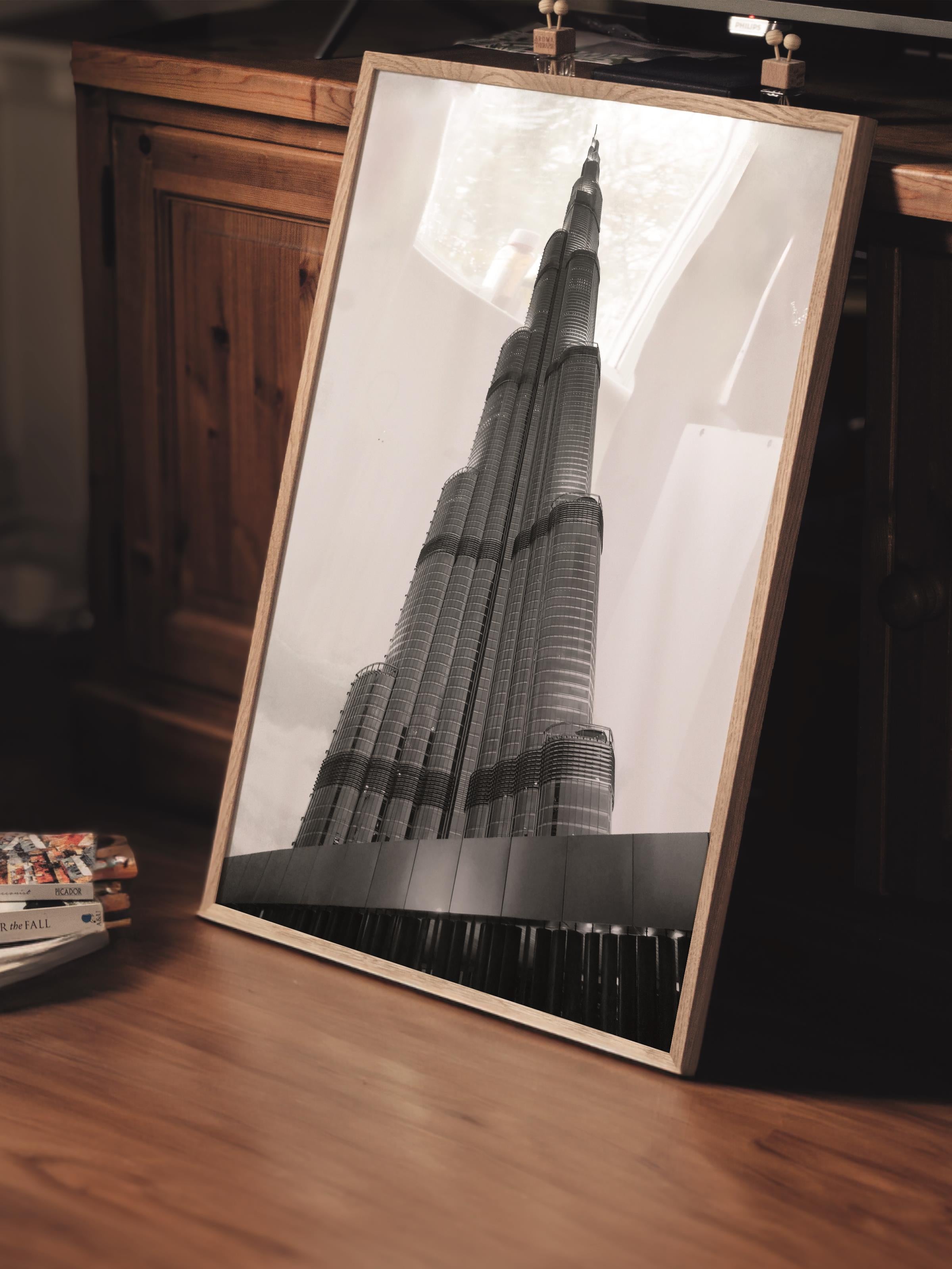Mimari Poster, Siyah Beyaz Çerçevesiz Poster, Sanatsal Baskı NO:247 Estetik Ofis Duvar Dekoru, Dikey