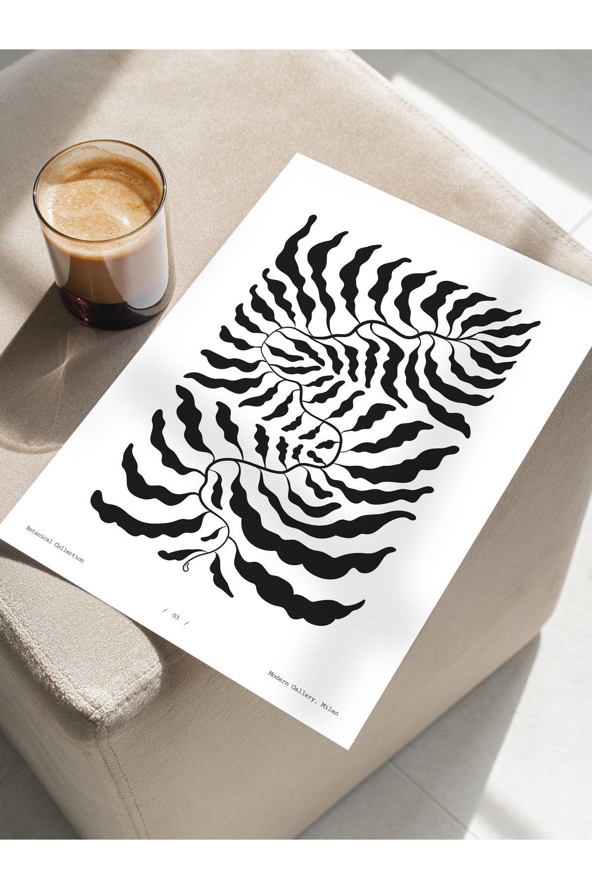 Minimal Temalı Duvar Posteri, Estetik Çerçevesiz Poster - Yatak Odası, Salon, Mutfak Duvar Dekoru