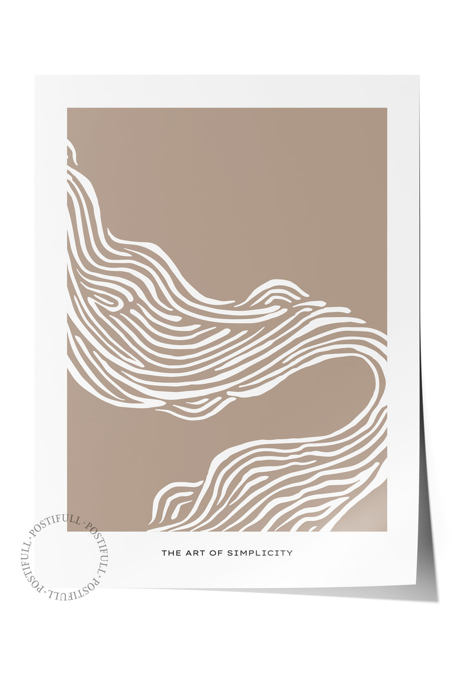 The Art of Simplicity İskandinav Çerçevesiz Poster