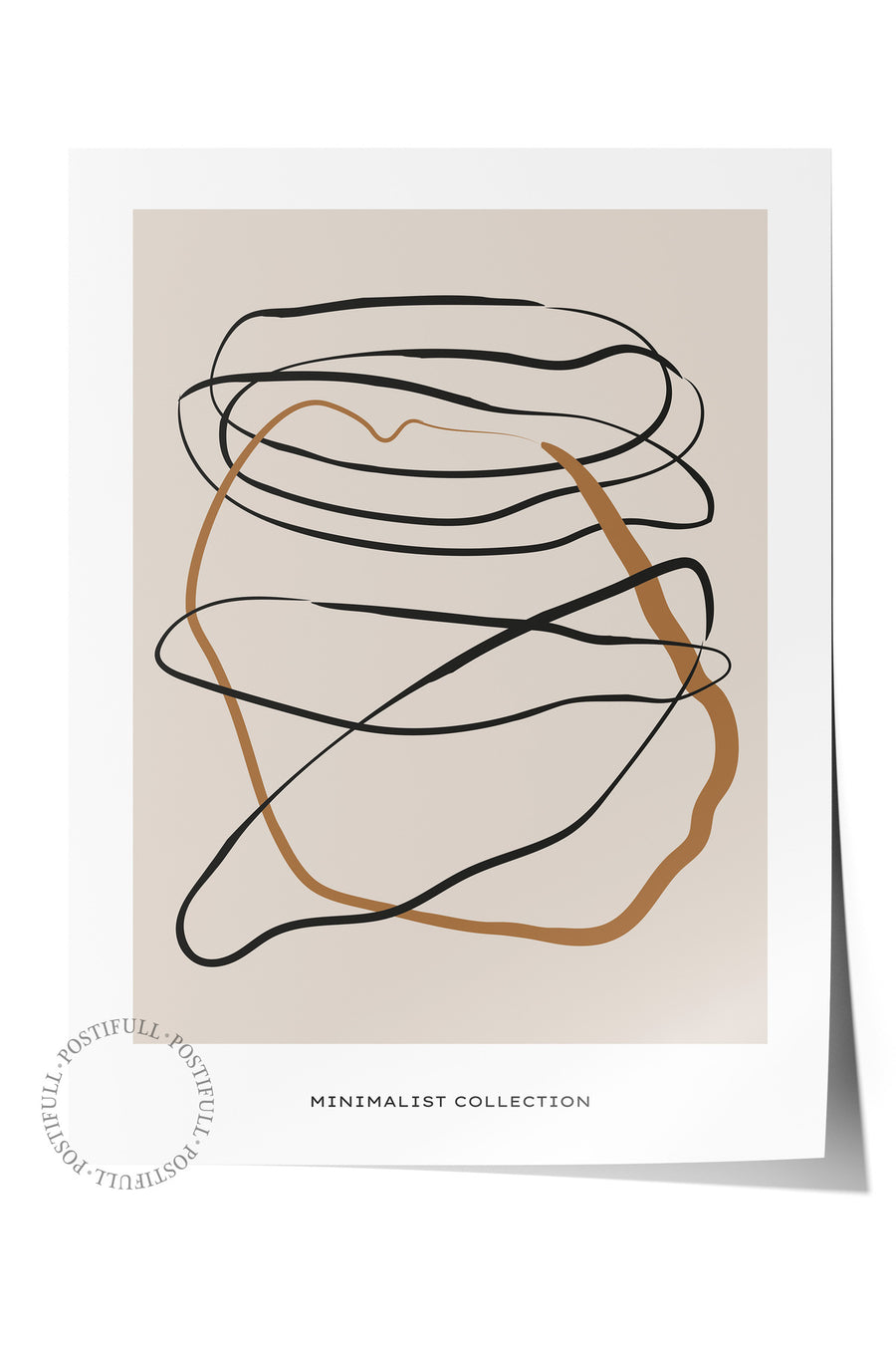 Farklı Tonlarda Minimalist Collection İskandinav Çerçevesiz Poster