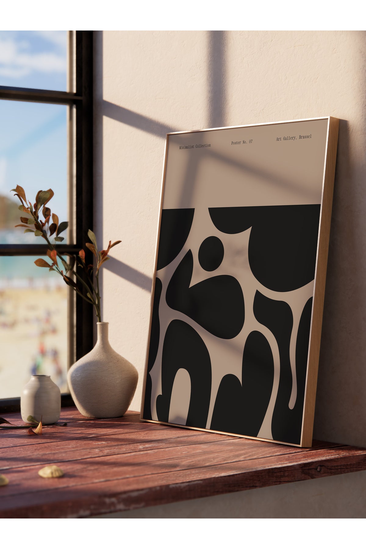 Minimal Temalı Duvar Posteri, Modern Çerçevesiz Poster - Yatak Odası, Salon, Mutfak Duvar Dekoru