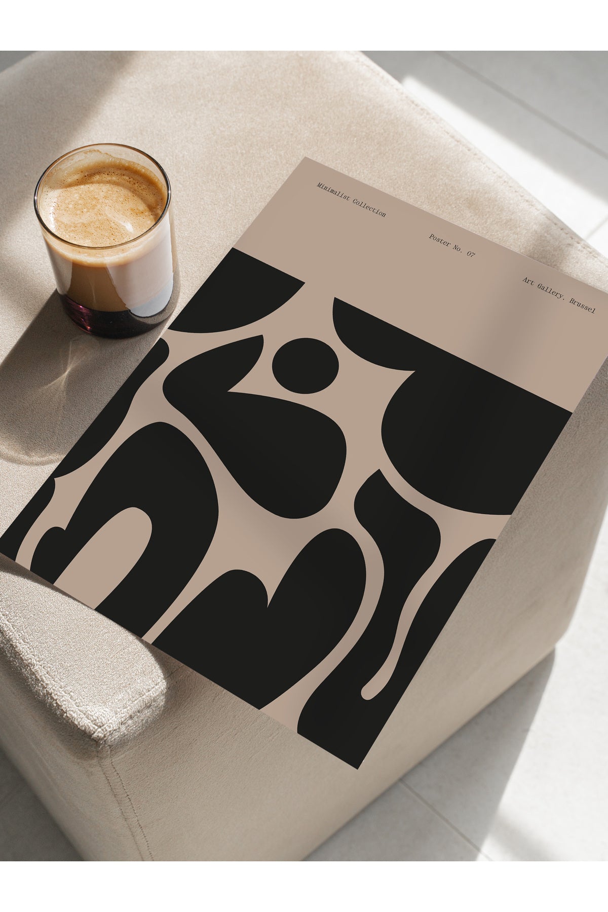 Minimal Temalı Duvar Posteri, Modern Çerçevesiz Poster - Yatak Odası, Salon, Mutfak Duvar Dekoru