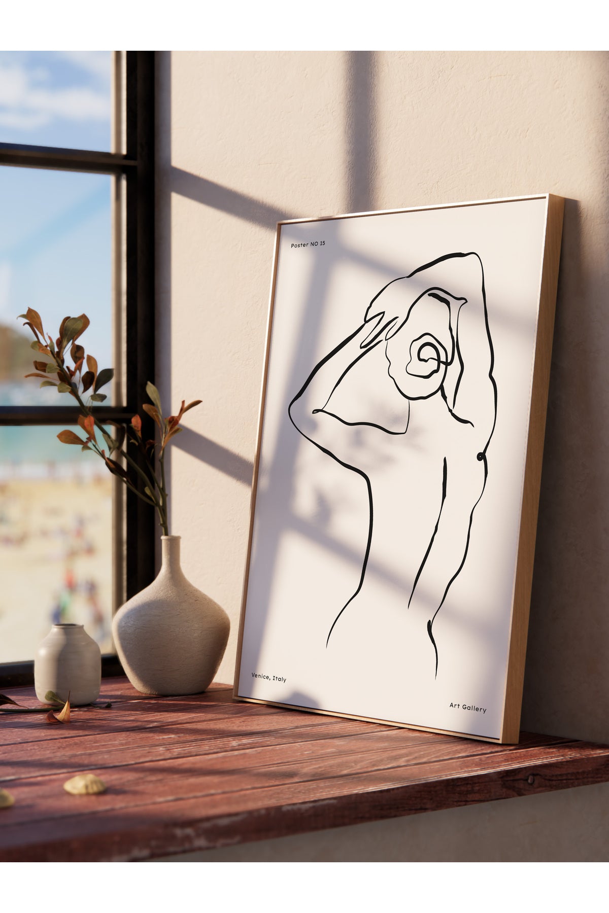 Minimal Temalı Duvar Posteri, Modern Çerçevesiz Poster - Yatak Odası, Salon, Mutfak Duvar Dekoru