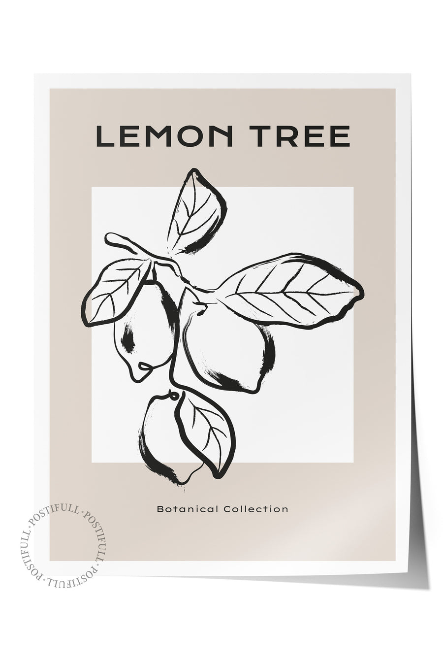 LEMON TREE İskandinav Çerçevesiz Poster
