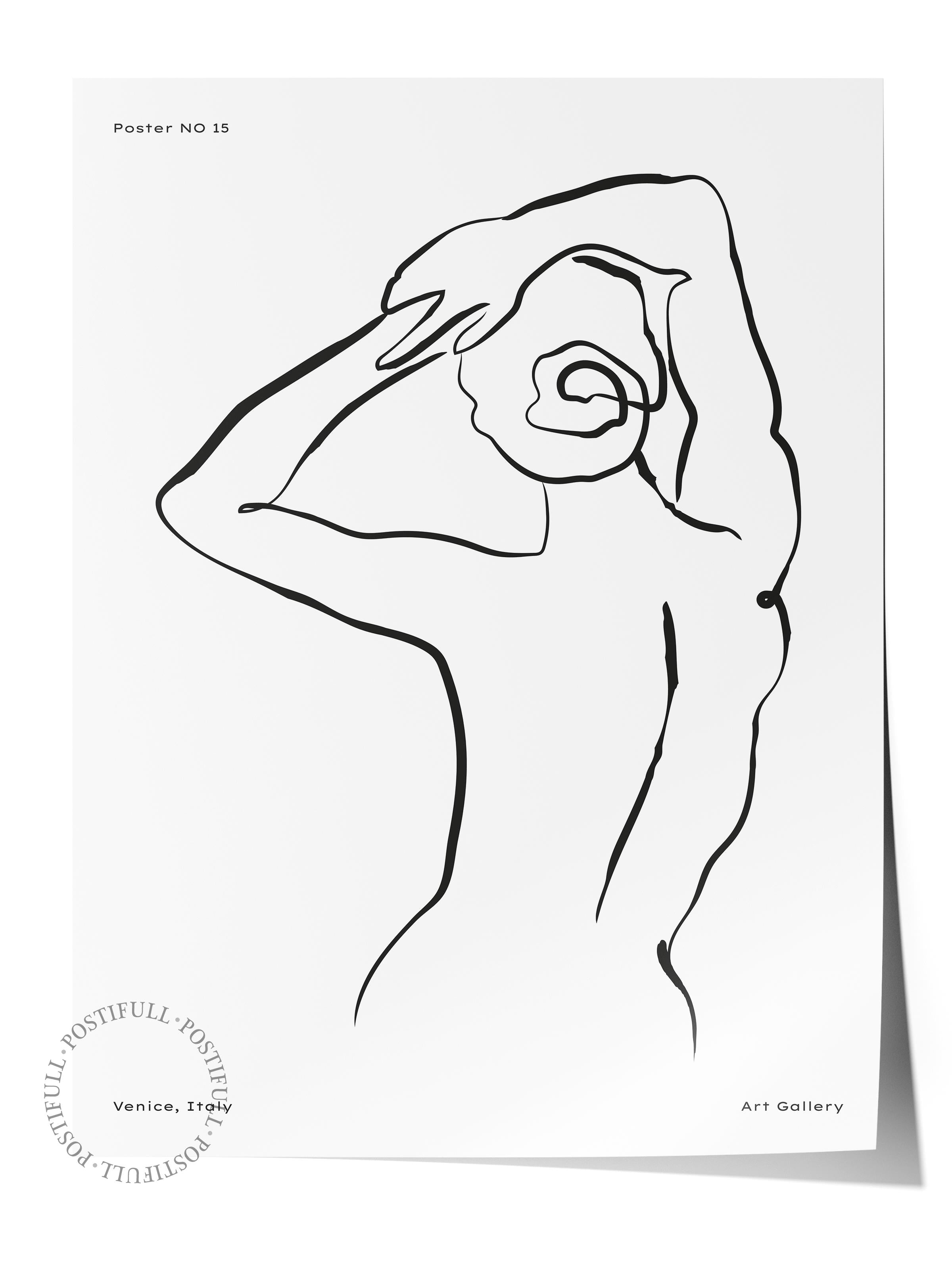 Minimal Temalı Duvar Posteri, Modern Çerçevesiz Poster - Yatak Odası, Salon, Mutfak Duvar Dekoru