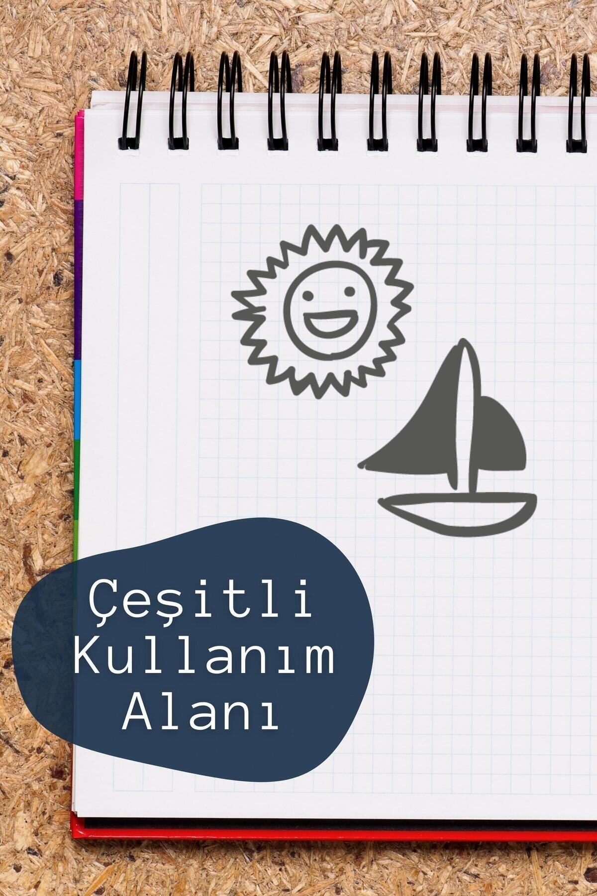 Minimal Temalı Sticker Seti - 40 Adet Etiket Seti- Telefon, Tablet, Defter Laptop Uyumlu Etiket
