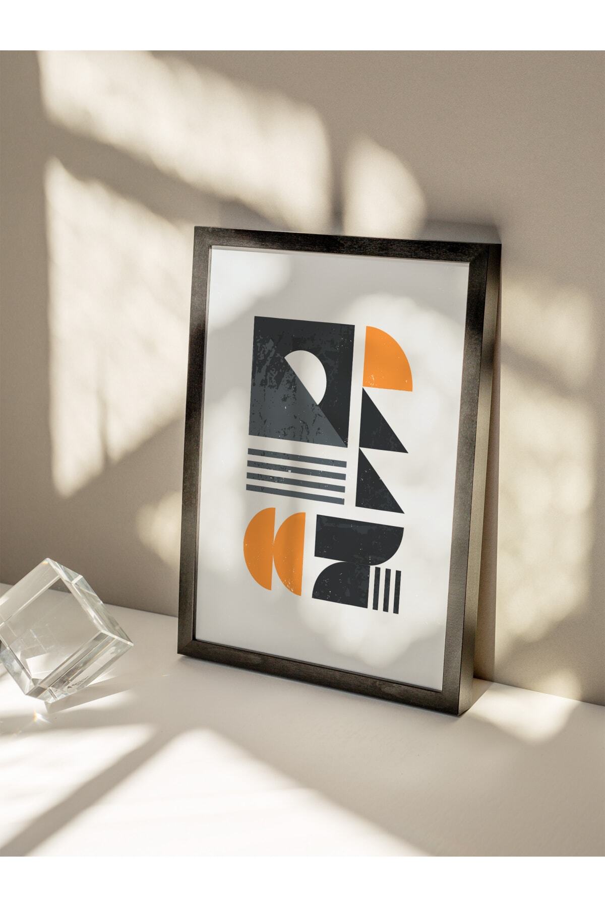 Modern Bauhaus Ve Estetik Duvar Tablosu, Çerçevesiz Poster, Salon, Mutfak Ve Ofis Duvar Dekoru