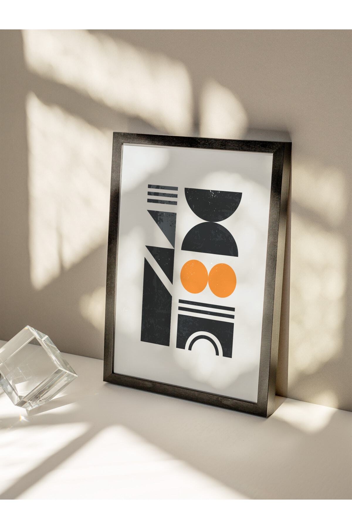 Modern Bauhaus Ve Estetik Duvar Tablosu, Çerçevesiz Poster, Salon, Mutfak Ve Ofis Duvar Dekoru