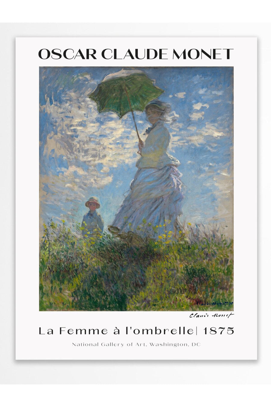 Monet Duvar Posteri - Duvar Dekoru - Sanat Serisi Posterleri - Kalın Kuşe Kağıt - Çerçevesiz