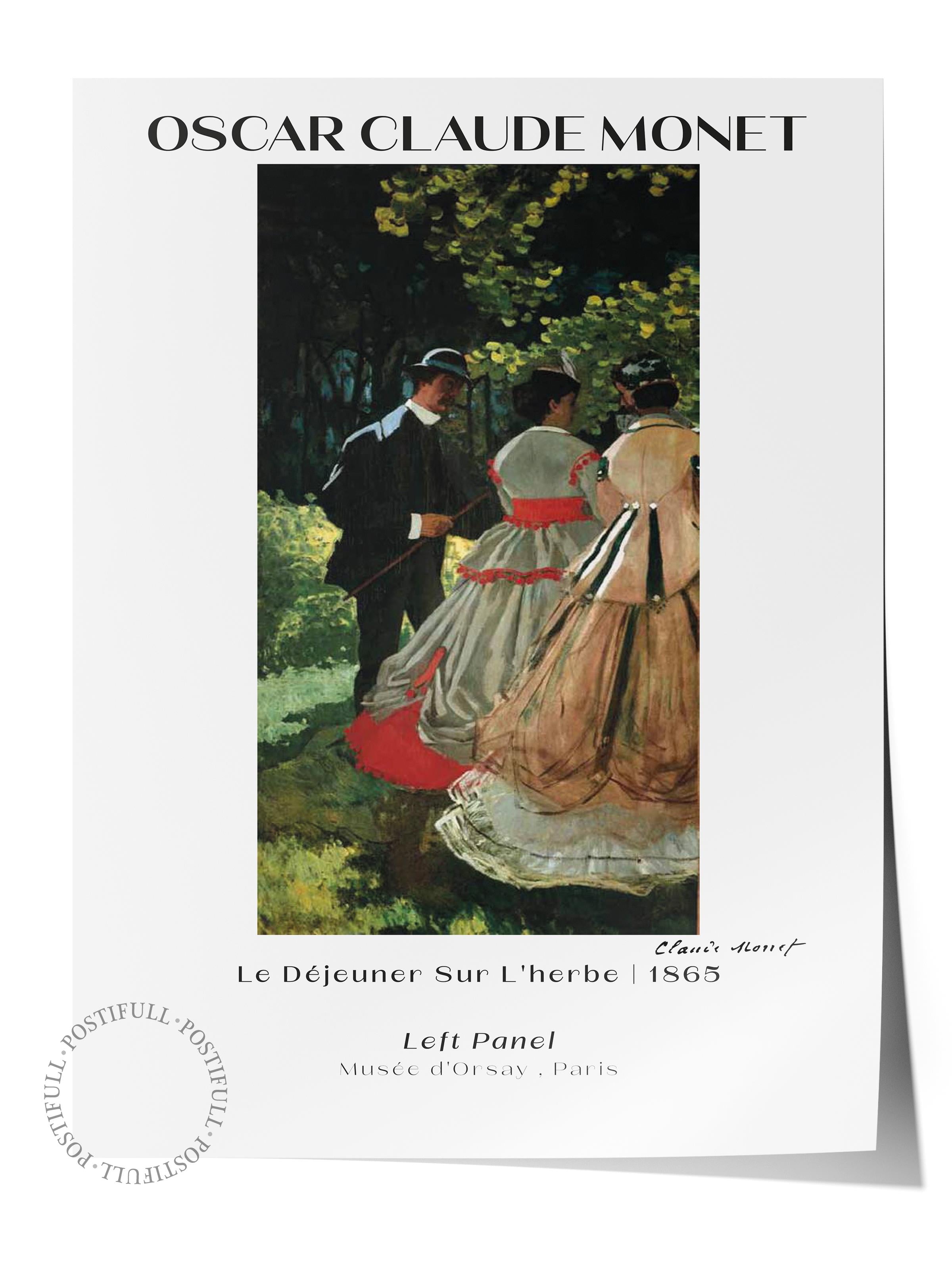 Monet Duvar Posteri - Duvar Dekoru - Sanat Serisi Posterleri - Kalın Kuşe Kağıt - Çerçevesiz