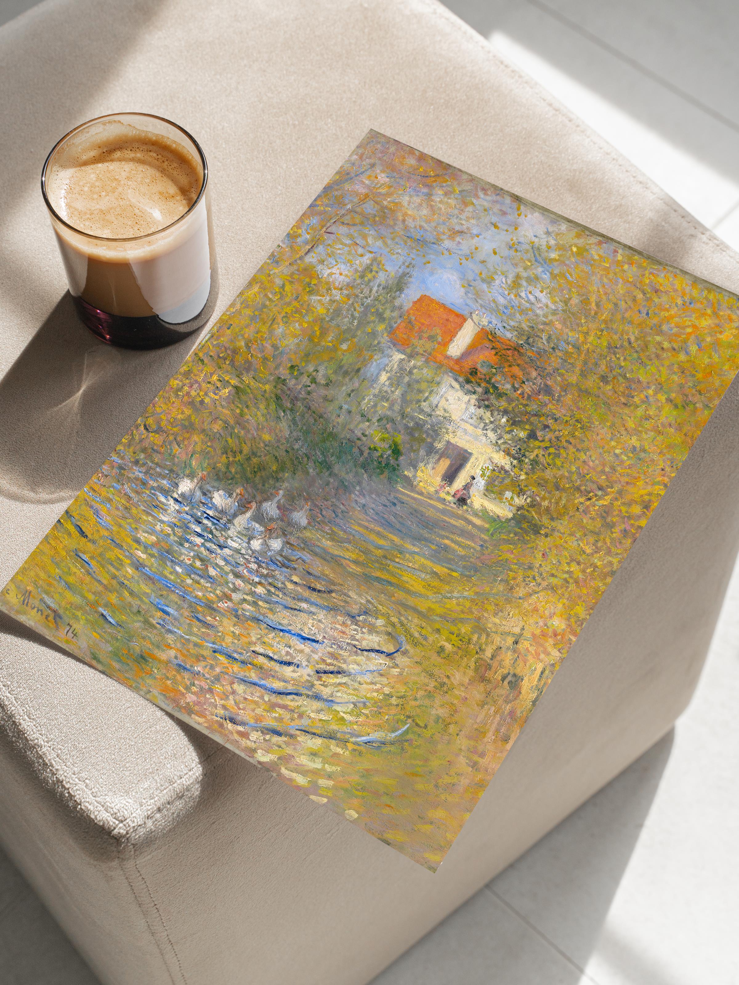 Monet Poster No:17 Modern Sanat Poster - Sanat Dekor Serisi - Duvar Tablosu, HD Baskı