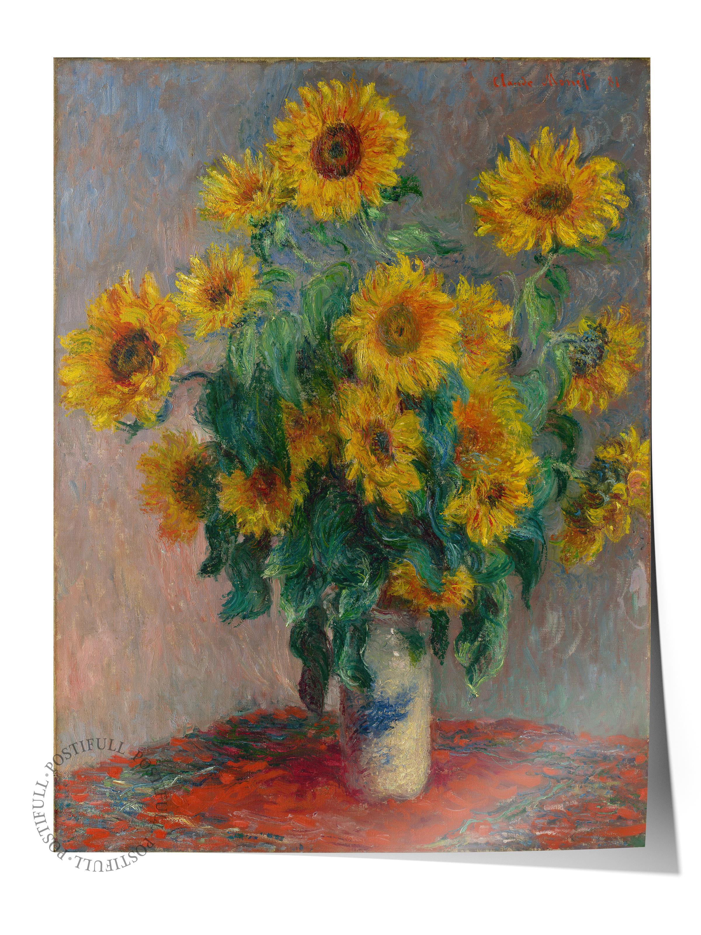 Monet Poster No:25 Modern Sanat Poster - Sanat Dekor Serisi - Duvar Tablosu, HD Baskı