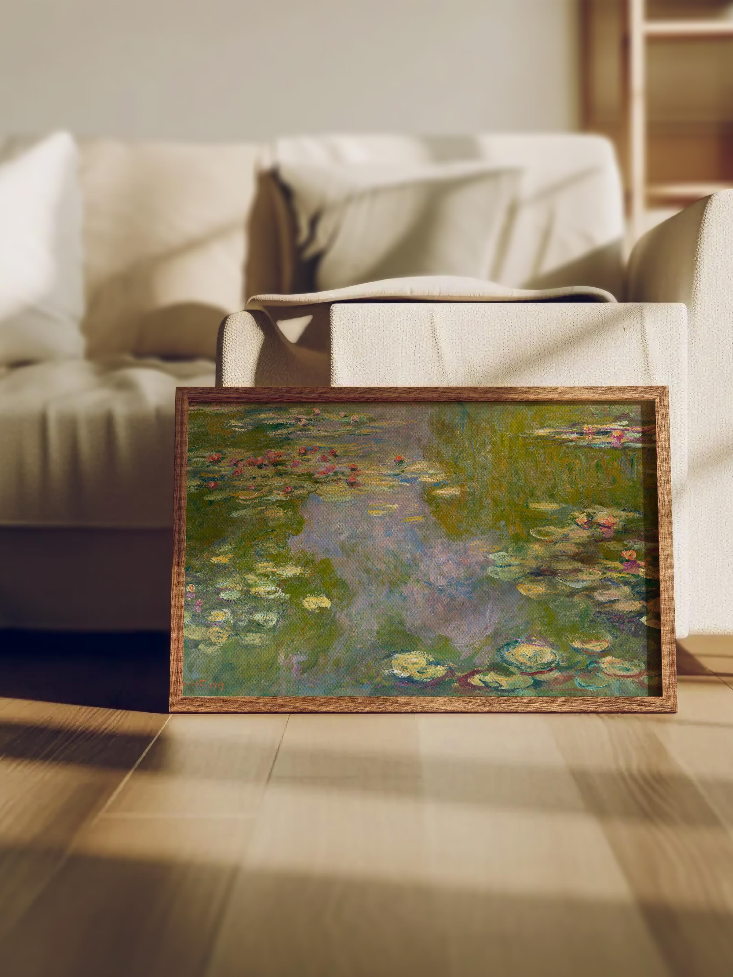 Monet Poster No:34 Modern Sanat Poster - Sanat Dekor Serisi - Duvar Tablosu, HD Baskı