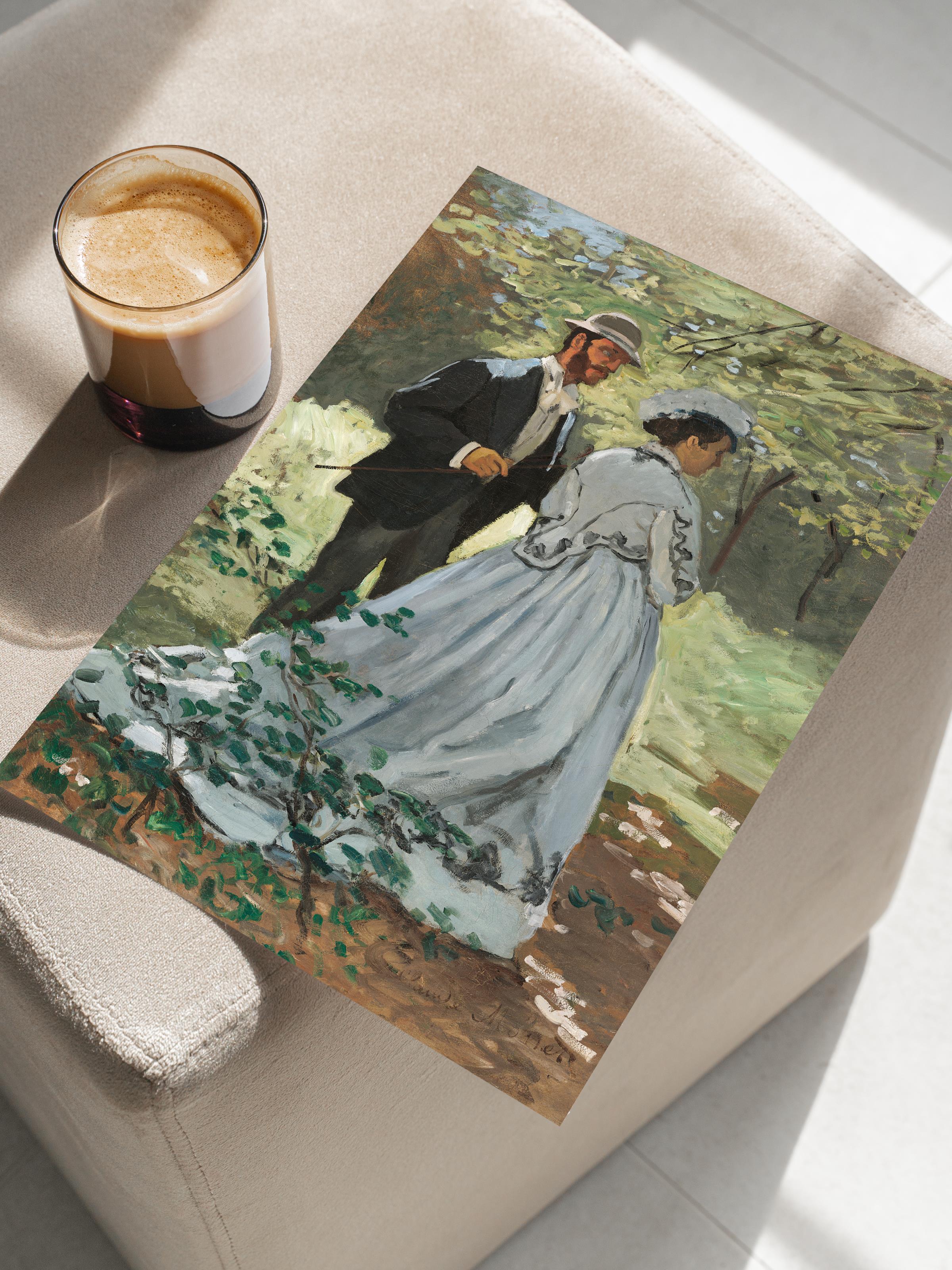 Monet Poster No:5 Modern Sanat Poster - Sanat Dekor Serisi - Duvar Tablosu, HD Baskı