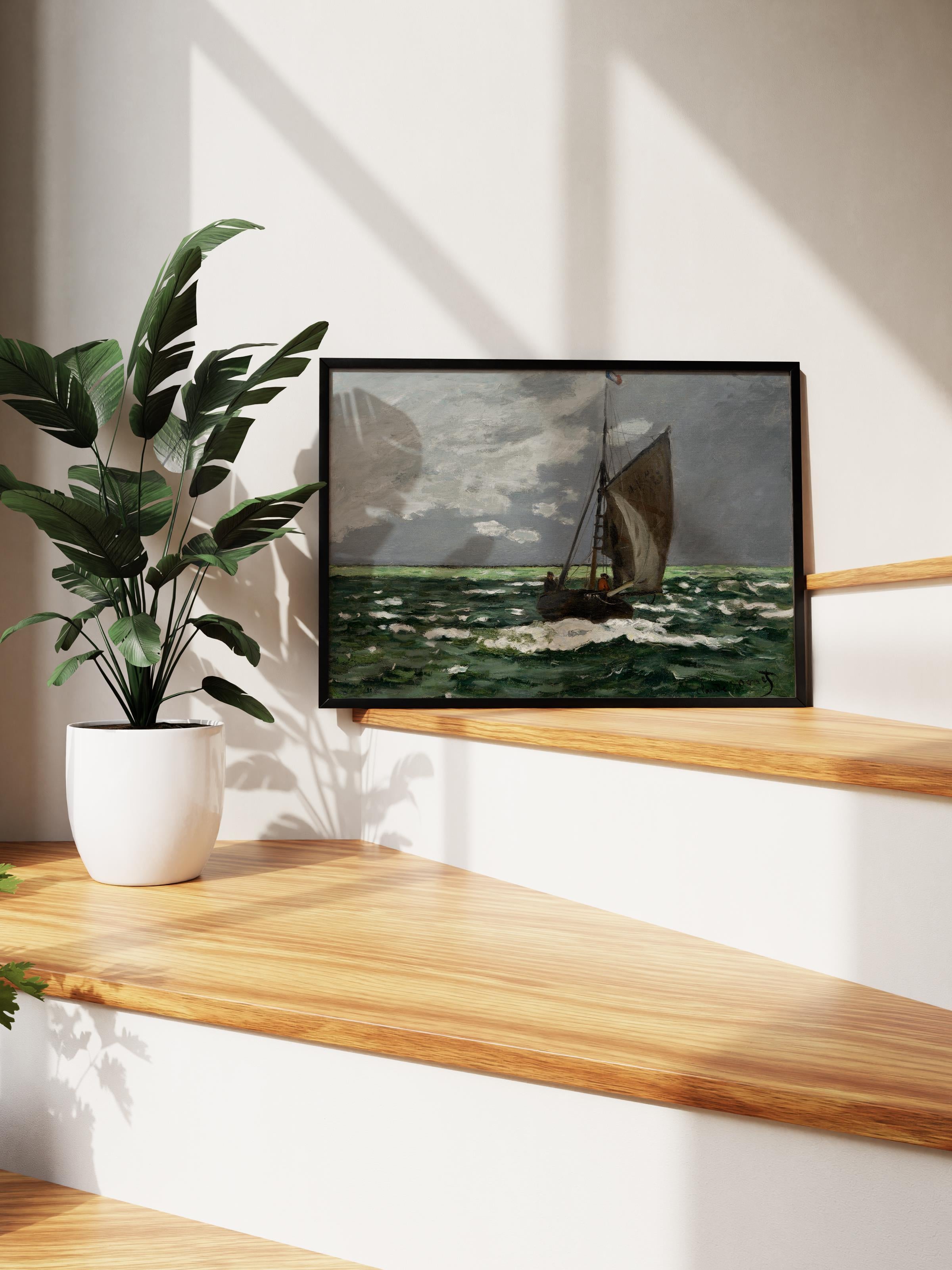 Monet Poster No:54 Modern Sanat Poster - Sanat Dekor Serisi - Duvar Tablosu, HD Baskı