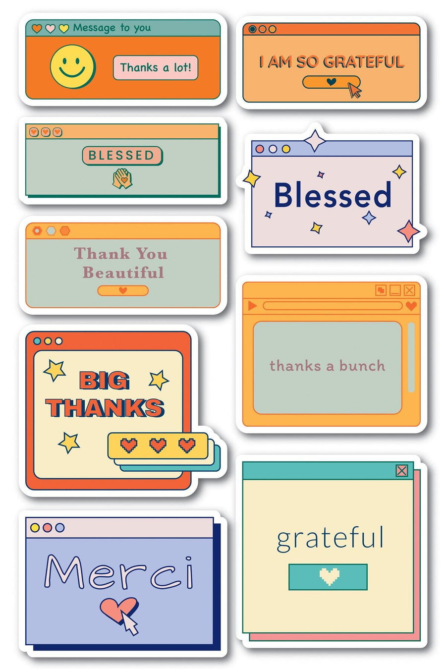 Motivasyon Temalı Sticker Seti - 10 Adet Etiket Seti- Telefon, Tablet, Defter Laptop Uyumlu Etiket