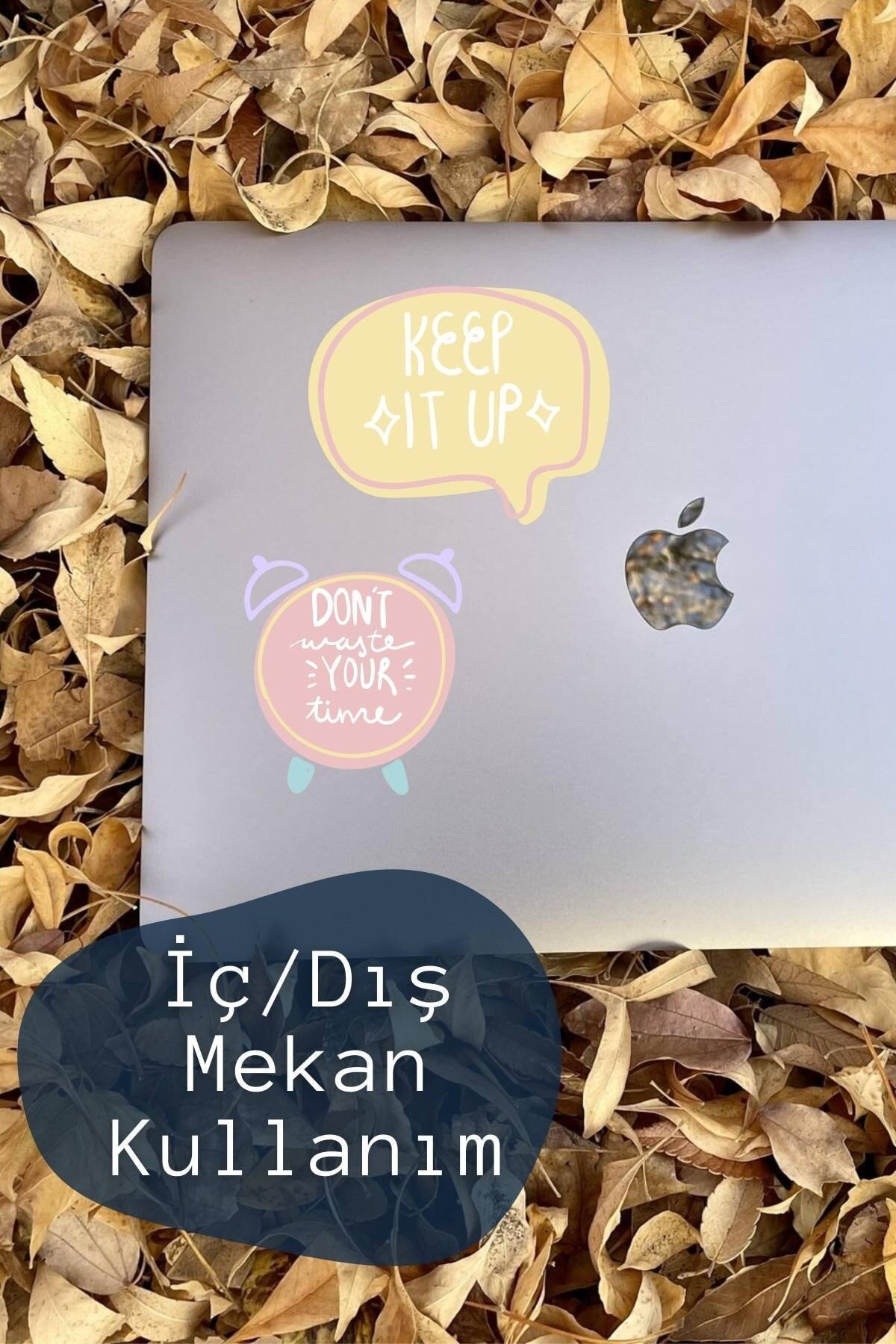 Motivasyon Temalı Sticker Seti - 6 Adet Etiket Seti- Telefon, Tablet, Defter Laptop Uyumlu Etiket