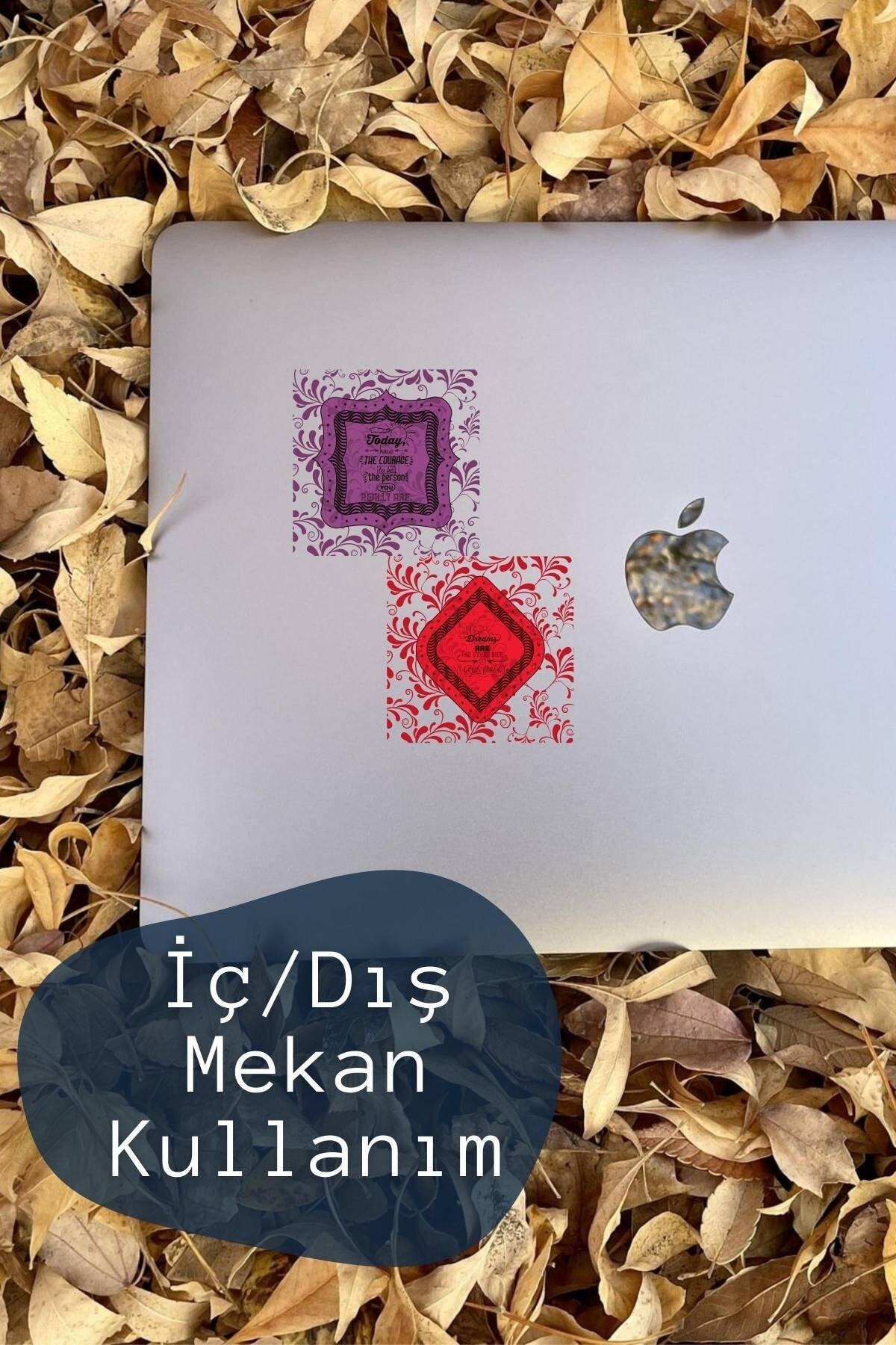 Motivasyon Temalı Sticker Seti - 6 Adet Etiket Seti- Telefon, Tablet, Defter Laptop Uyumlu Etiket