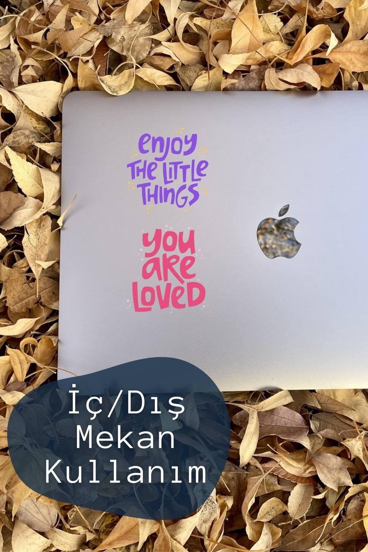 Motivasyon Temalı Sticker Seti - 6 Adet Etiket Seti- Telefon, Tablet, Defter Laptop Uyumlu Etiket
