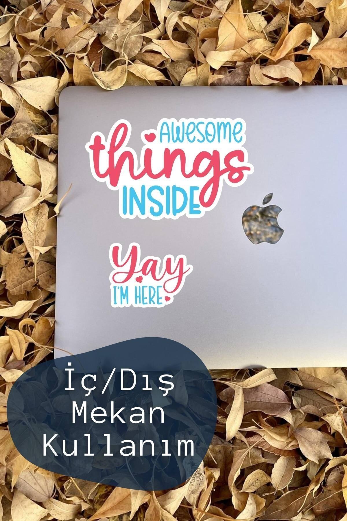 Motivasyon Temalı Sticker Seti - 6 Adet Etiket Seti- Telefon, Tablet, Defter Laptop Uyumlu Etiket