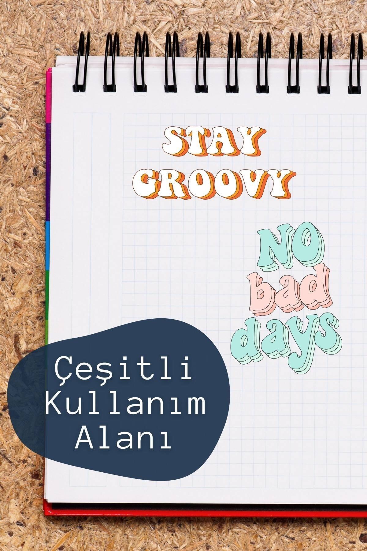 Motivasyon Temalı Sticker Seti - 6 Adet Etiket Seti- Telefon, Tablet, Defter Laptop Uyumlu Etiket