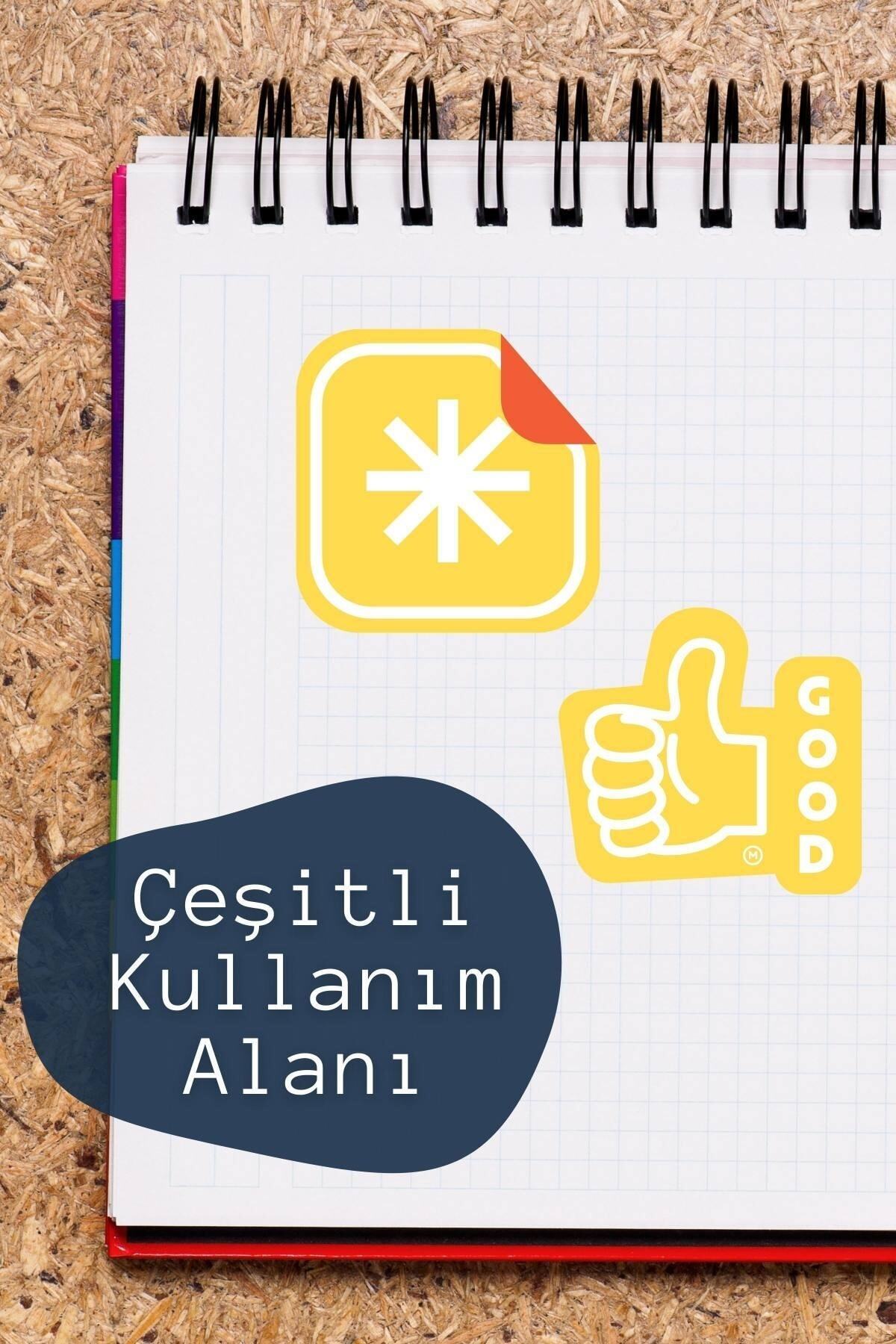 Motivasyon Temalı Sticker Seti - 7 Adet Etiket Seti- Telefon, Tablet, Defter Laptop Uyumlu Etiket