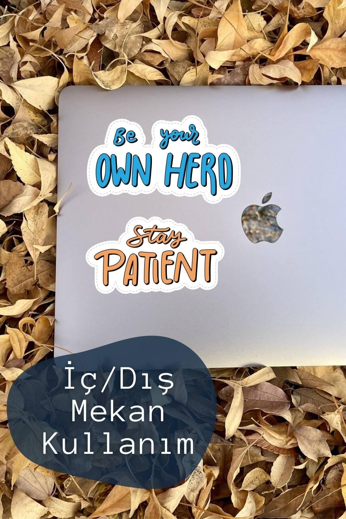 Motivasyon Temalı Sticker Seti - 8 Adet Etiket Seti- Telefon, Tablet, Defter Laptop Uyumlu Etiket