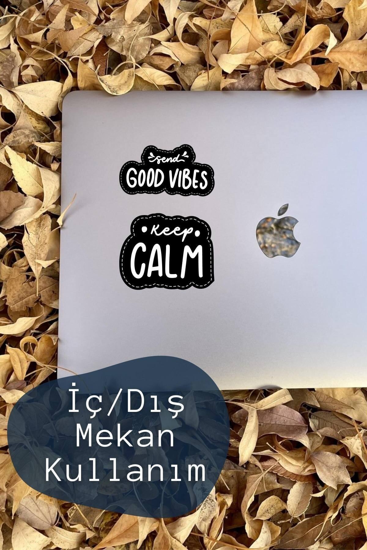 Motivasyon Temalı Sticker Seti - 8 Adet Etiket Seti- Telefon, Tablet, Defter Laptop Uyumlu Etiket