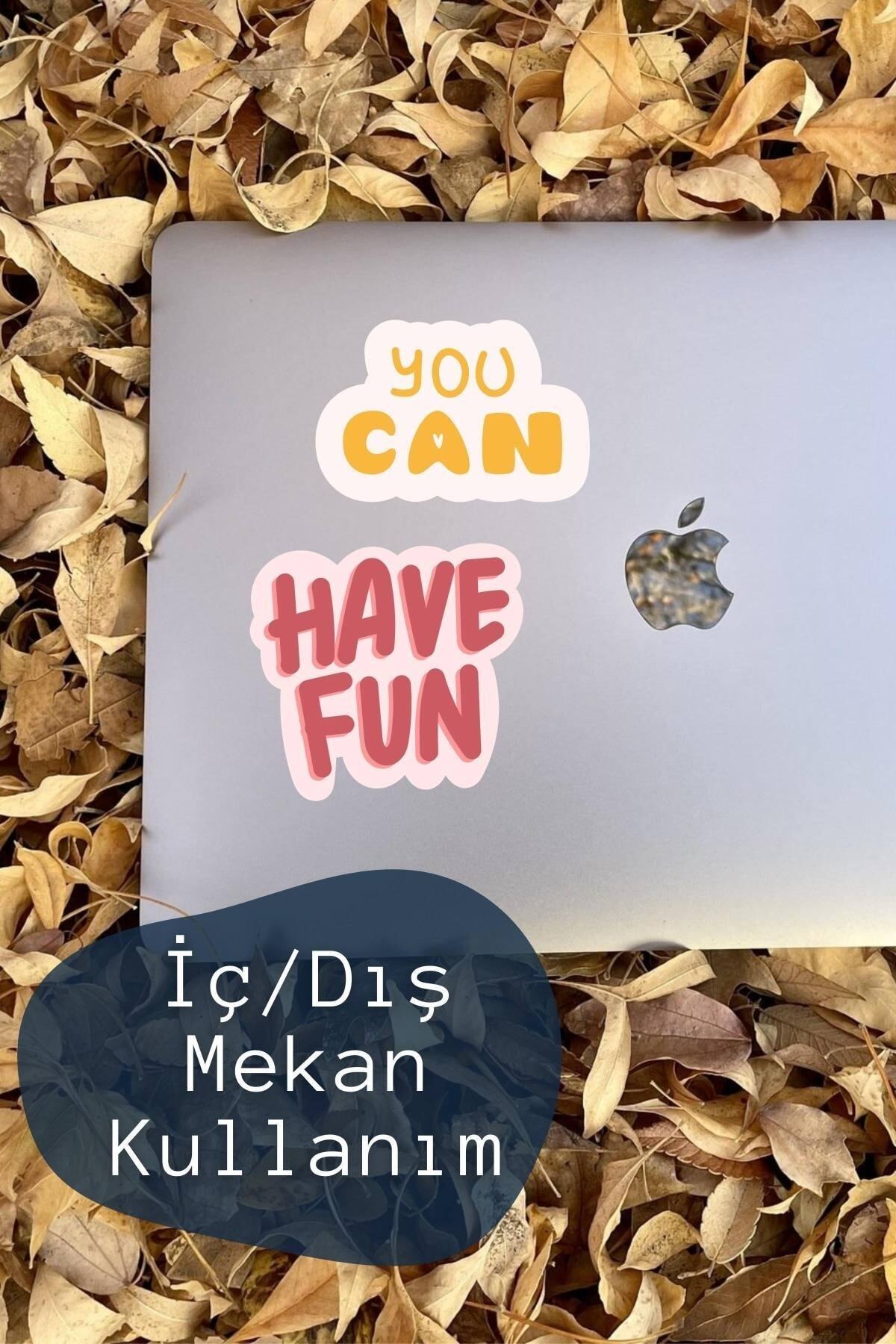 Motivasyon Temalı Sticker Seti - 8 Adet Etiket Seti- Telefon, Tablet, Defter Laptop Uyumlu Etiket