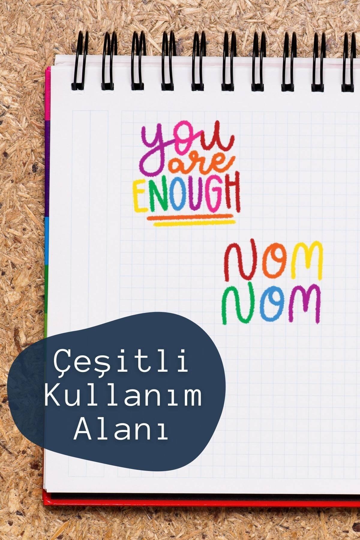 Motivasyon Temalı Sticker Seti - 8 Adet Etiket Seti- Telefon, Tablet, Defter Laptop Uyumlu Etiket
