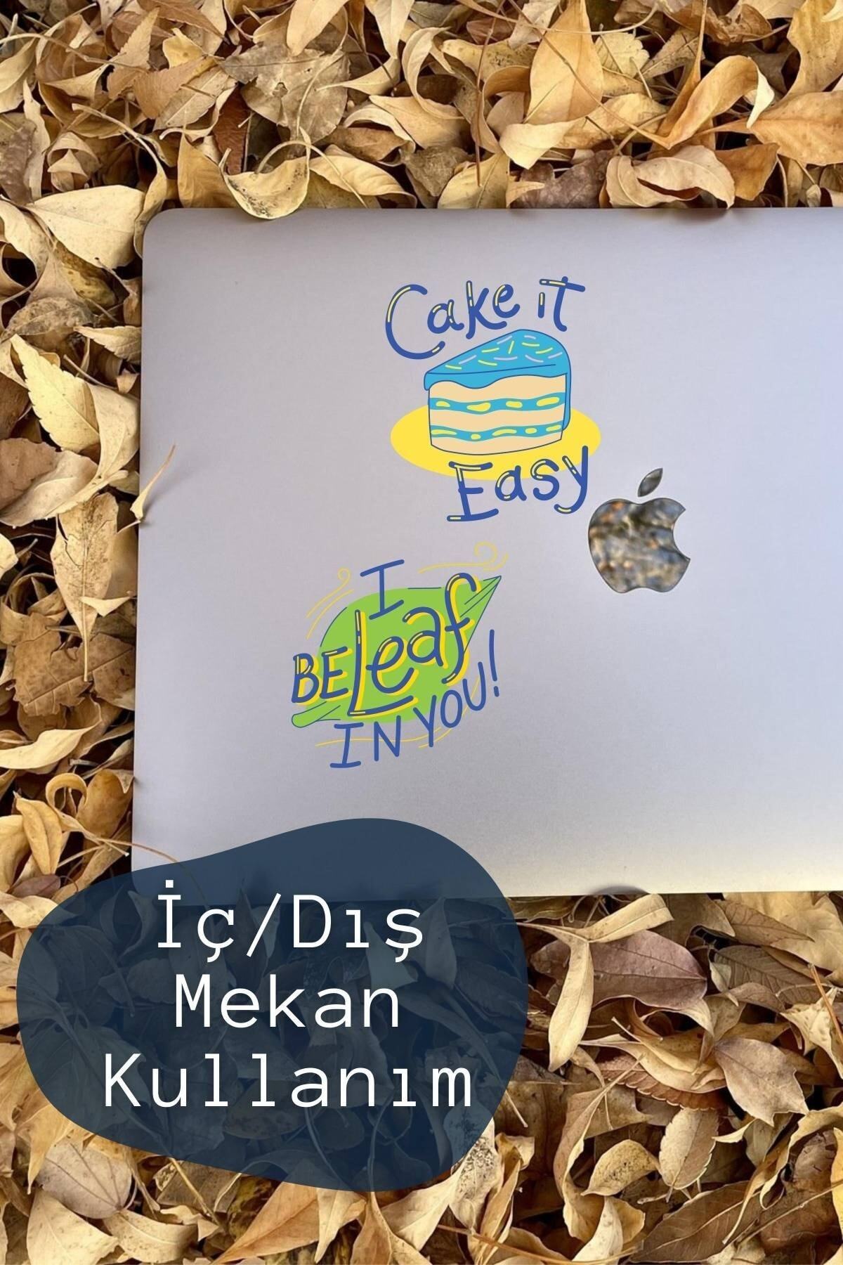 Motivasyon Temalı Sticker Seti - 8 Adet Etiket Seti- Telefon, Tablet, Defter Laptop Uyumlu Etiket