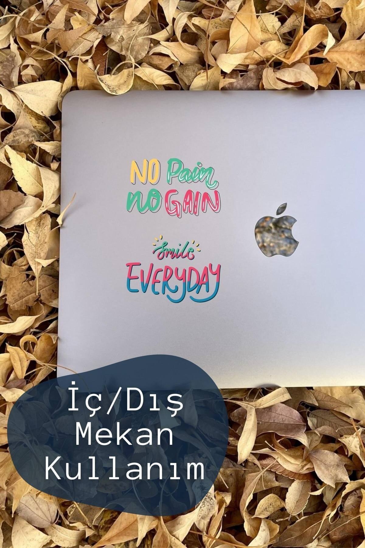 Motivasyon Temalı Sticker Seti - 8 Adet Etiket Seti- Telefon, Tablet, Defter Laptop Uyumlu Etiket