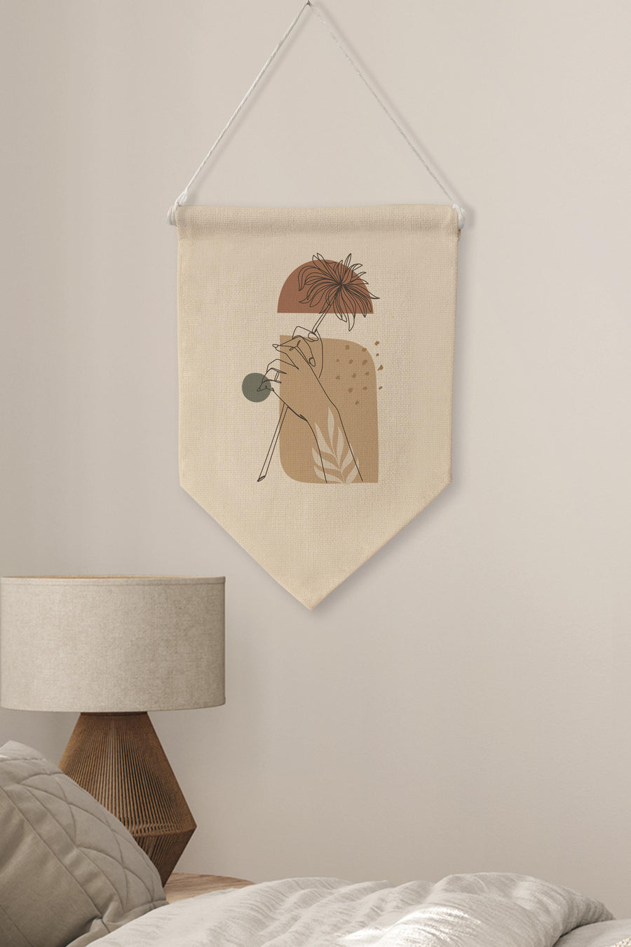 Mutfak Duvar Dekoru, Pinterest Oda Dekoru, Boho Kanvas Flama Askılı Duvar Örtüsü Ve Süsü NO:493