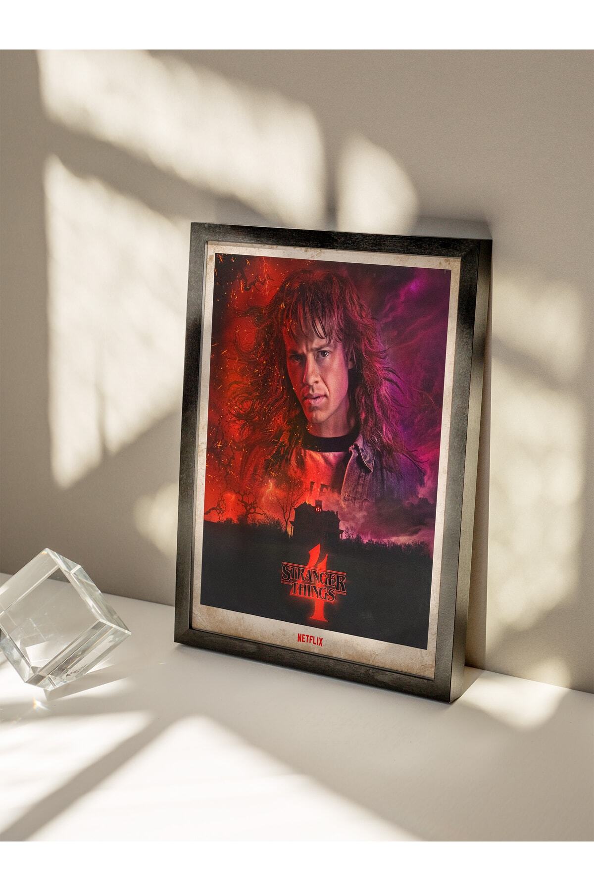 Netflix Stranger Things Eddie Duvar Tablosu, Çerçevesiz Poster, Salon, Oda Ve Ofis Duvar Dekoru