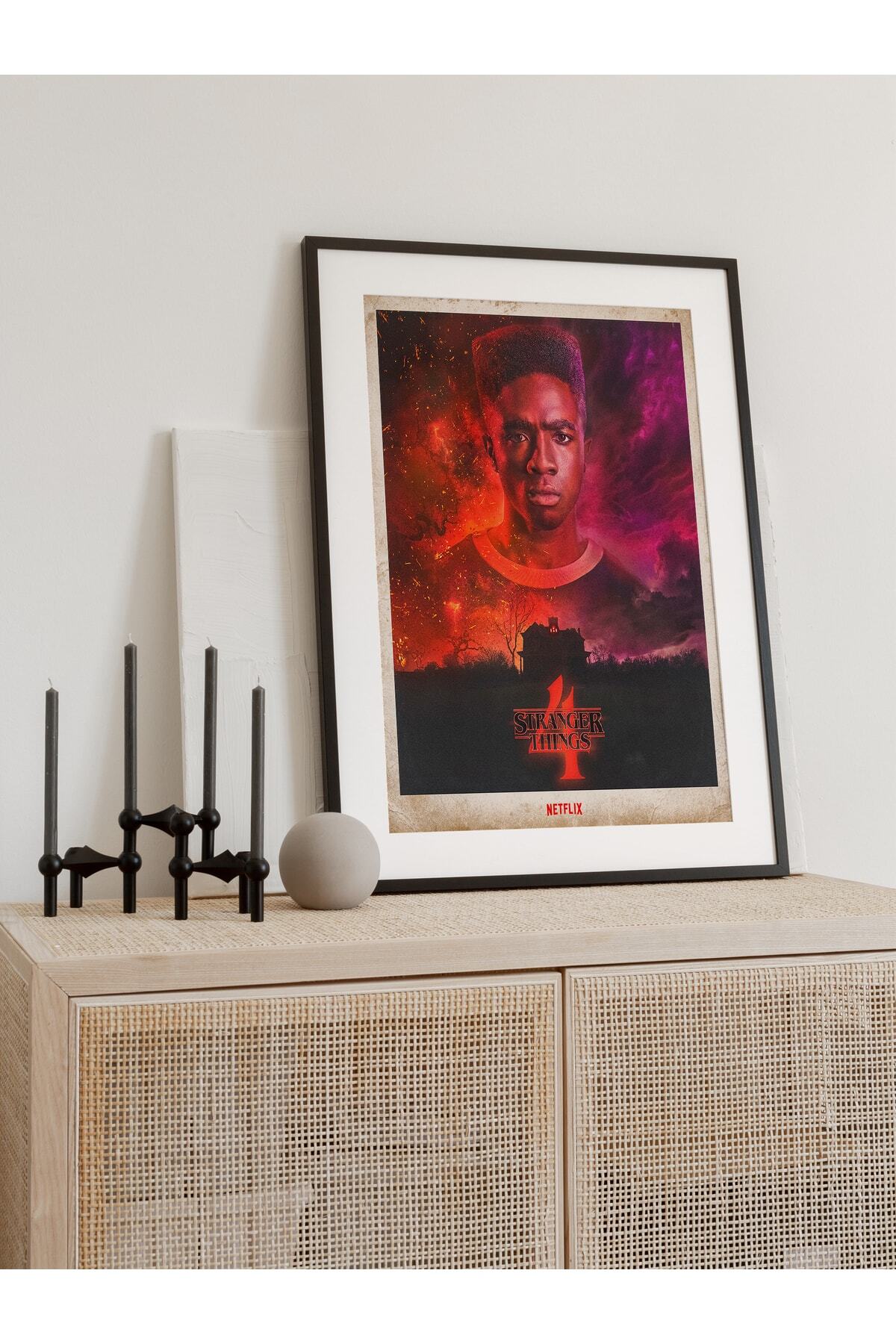 Netflix Stranger Things Lucas Duvar Tablosu, Çerçevesiz Poster, Salon, Oda Ve Ofis Duvar Dekoru
