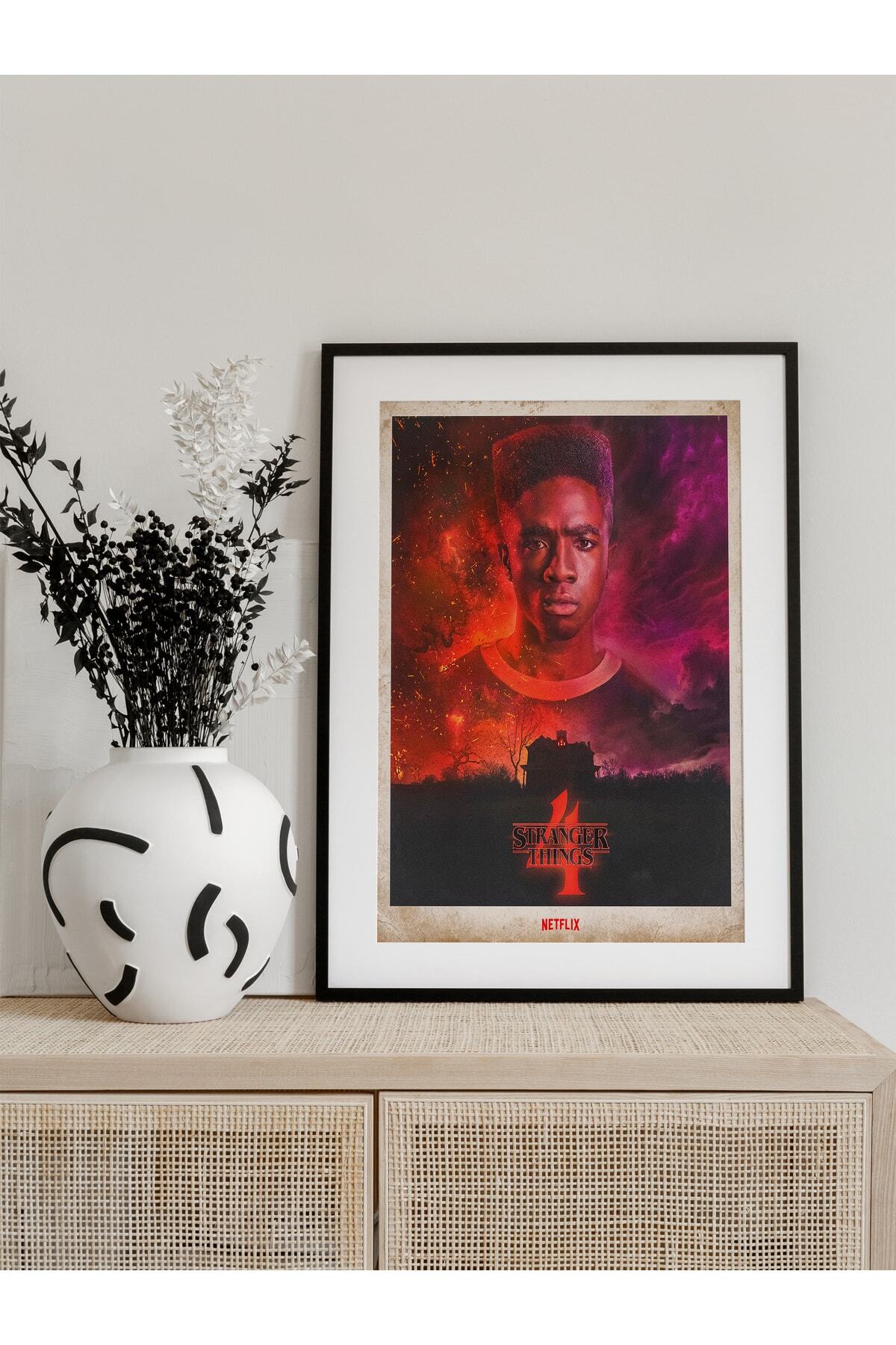 Netflix Stranger Things Lucas Duvar Tablosu, Çerçevesiz Poster, Salon, Oda Ve Ofis Duvar Dekoru