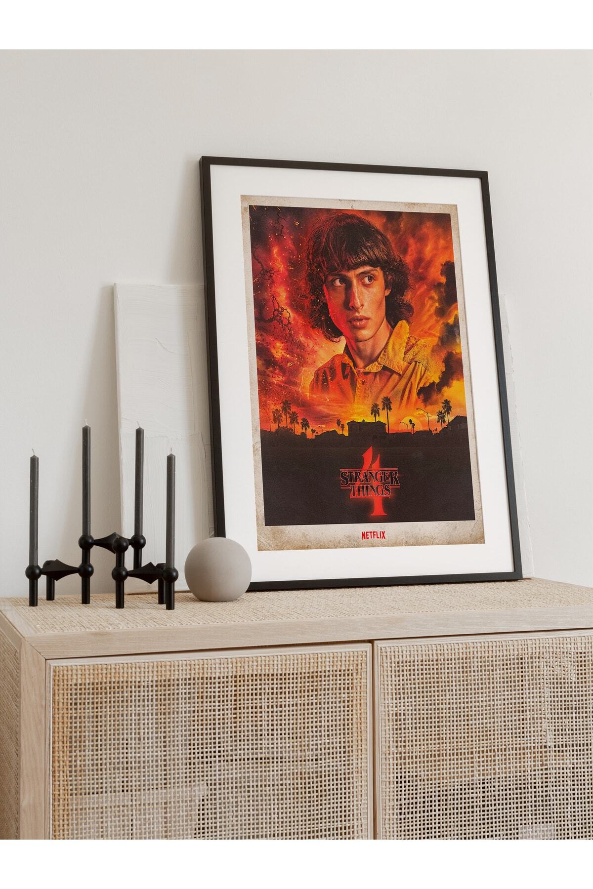 Netflix Stranger Things Mike Duvar Tablosu, Çerçevesiz Poster, Salon, Oda Ve Ofis Duvar Dekoru