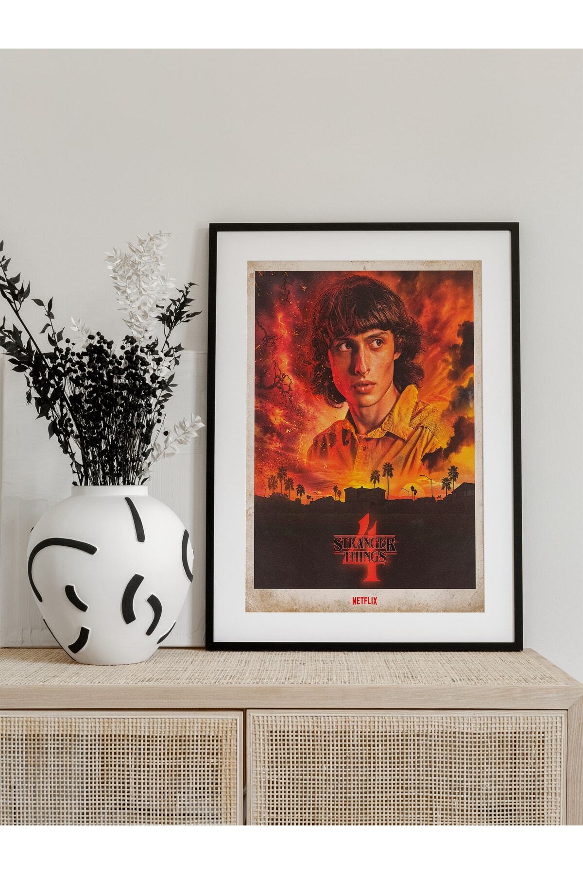 Netflix Stranger Things Mike Duvar Tablosu, Çerçevesiz Poster, Salon, Oda Ve Ofis Duvar Dekoru