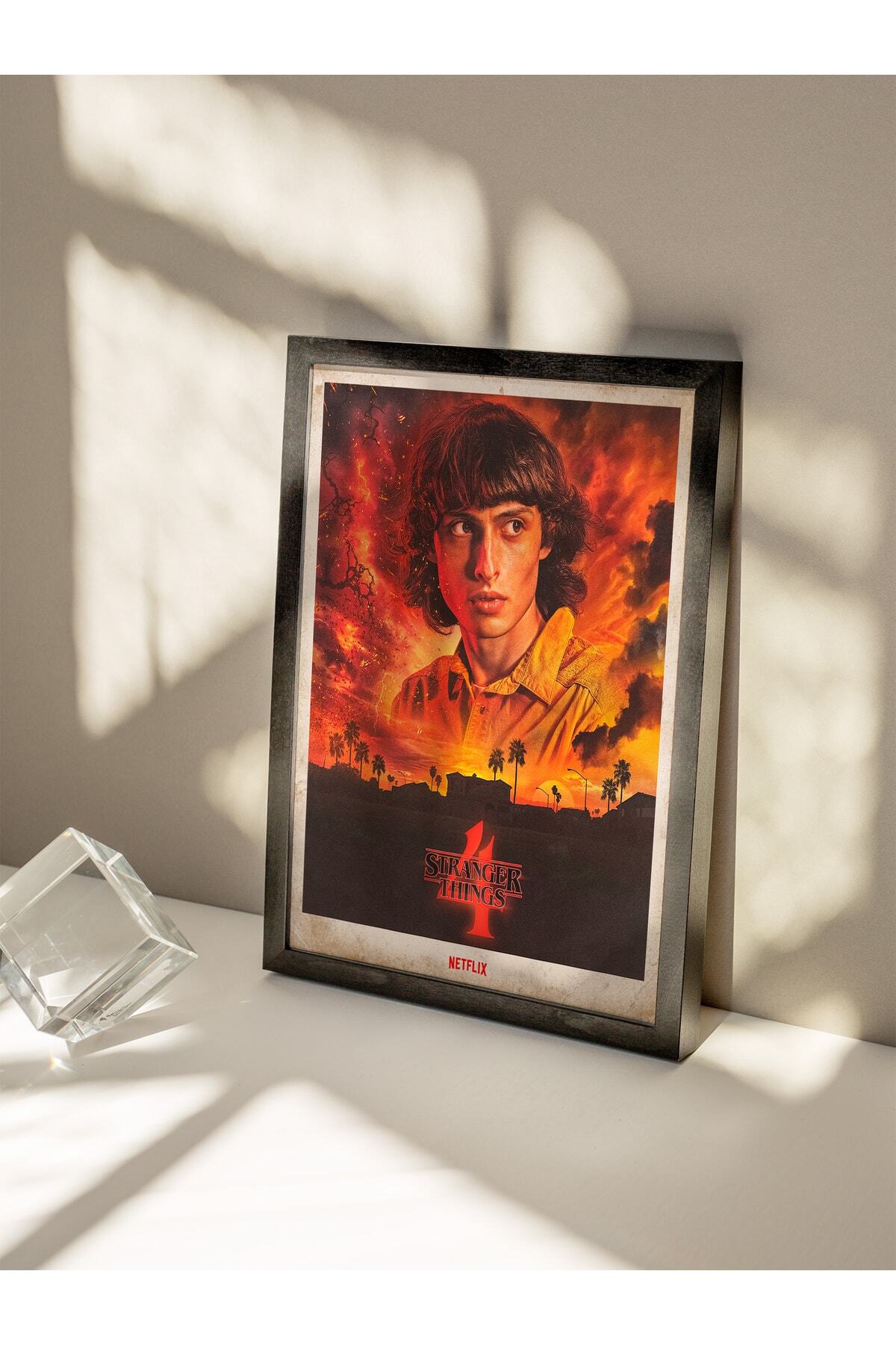 Netflix Stranger Things Mike Duvar Tablosu, Çerçevesiz Poster, Salon, Oda Ve Ofis Duvar Dekoru