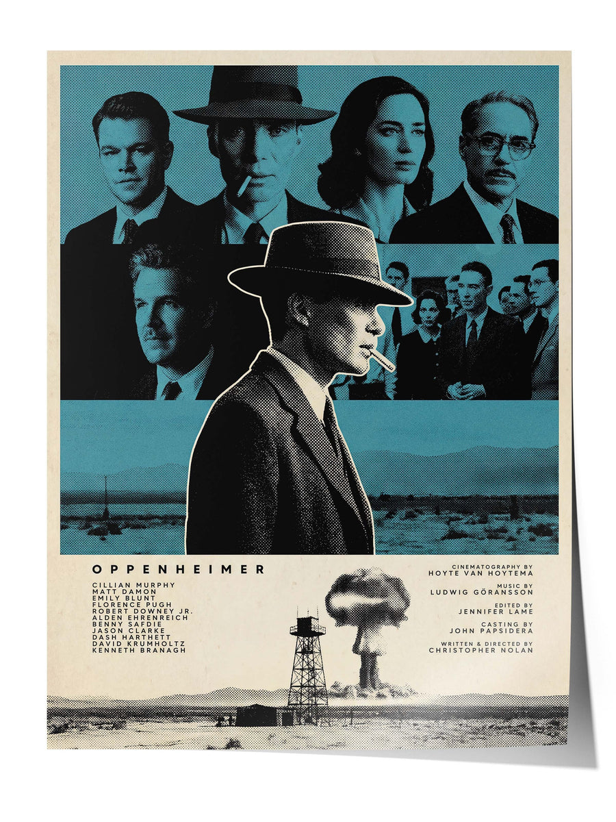 Oppenheimer Posteri, Sinema ve Dizi Tablo Posterleri, Film Dizi Afişleri NO:112813