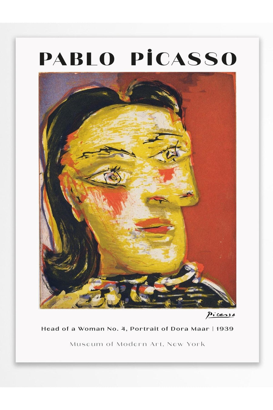 Pablo Picasso Duvar Posteri - Estetik Duvar Dekoru - Sanat Serisi Posterleri - Kalın Kağıt