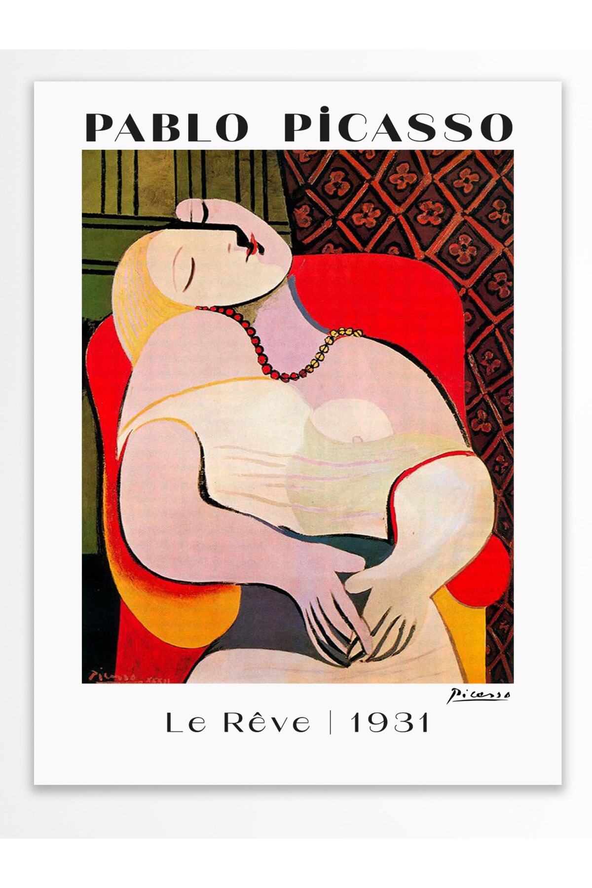 Pablo Picasso Duvar Posteri - Estetik Duvar Dekoru - Sanat Serisi Posterleri - Kalın Kağıt