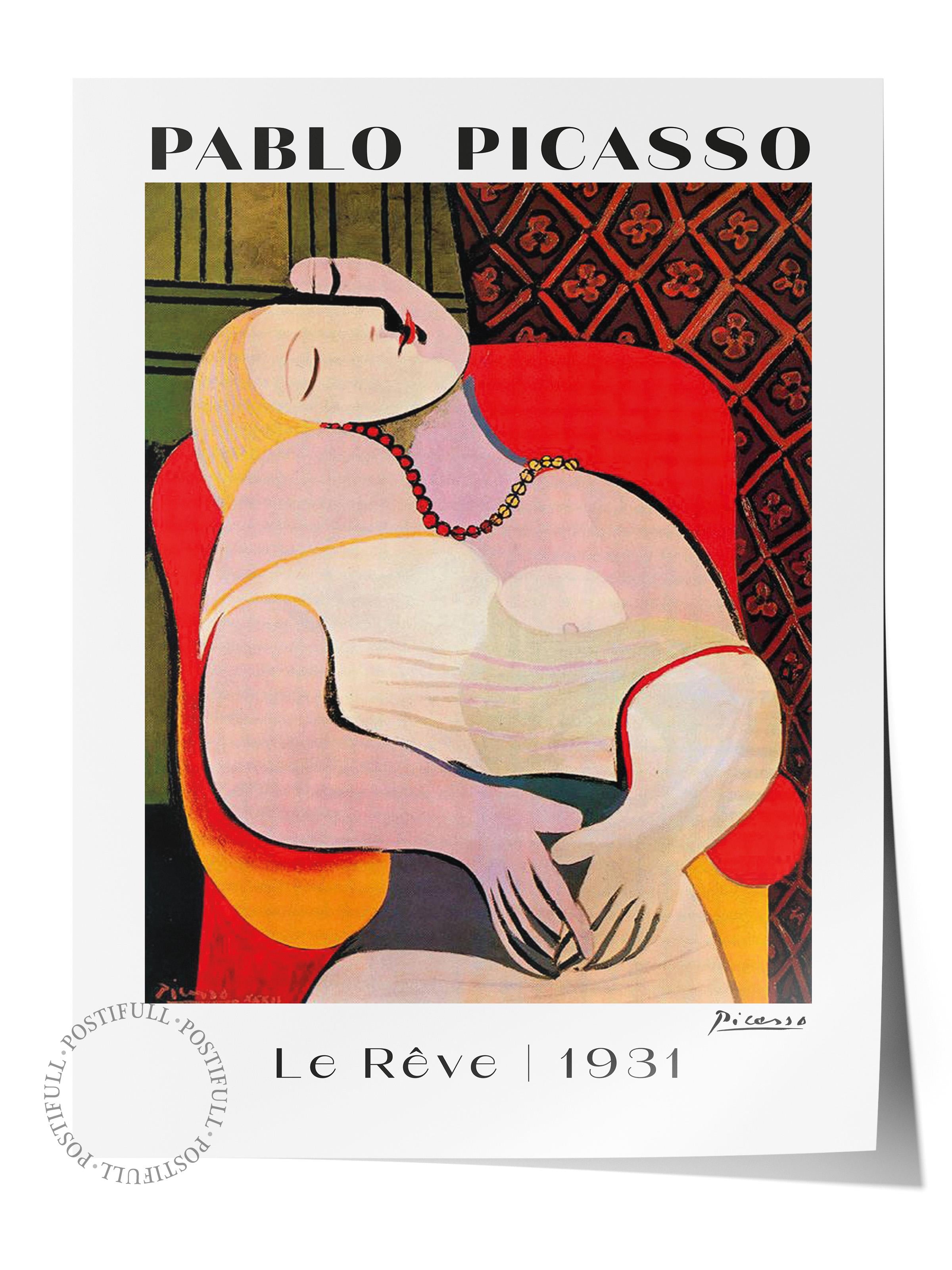 Pablo Picasso Duvar Posteri - Estetik Duvar Dekoru - Sanat Serisi Posterleri - Kalın Kağıt