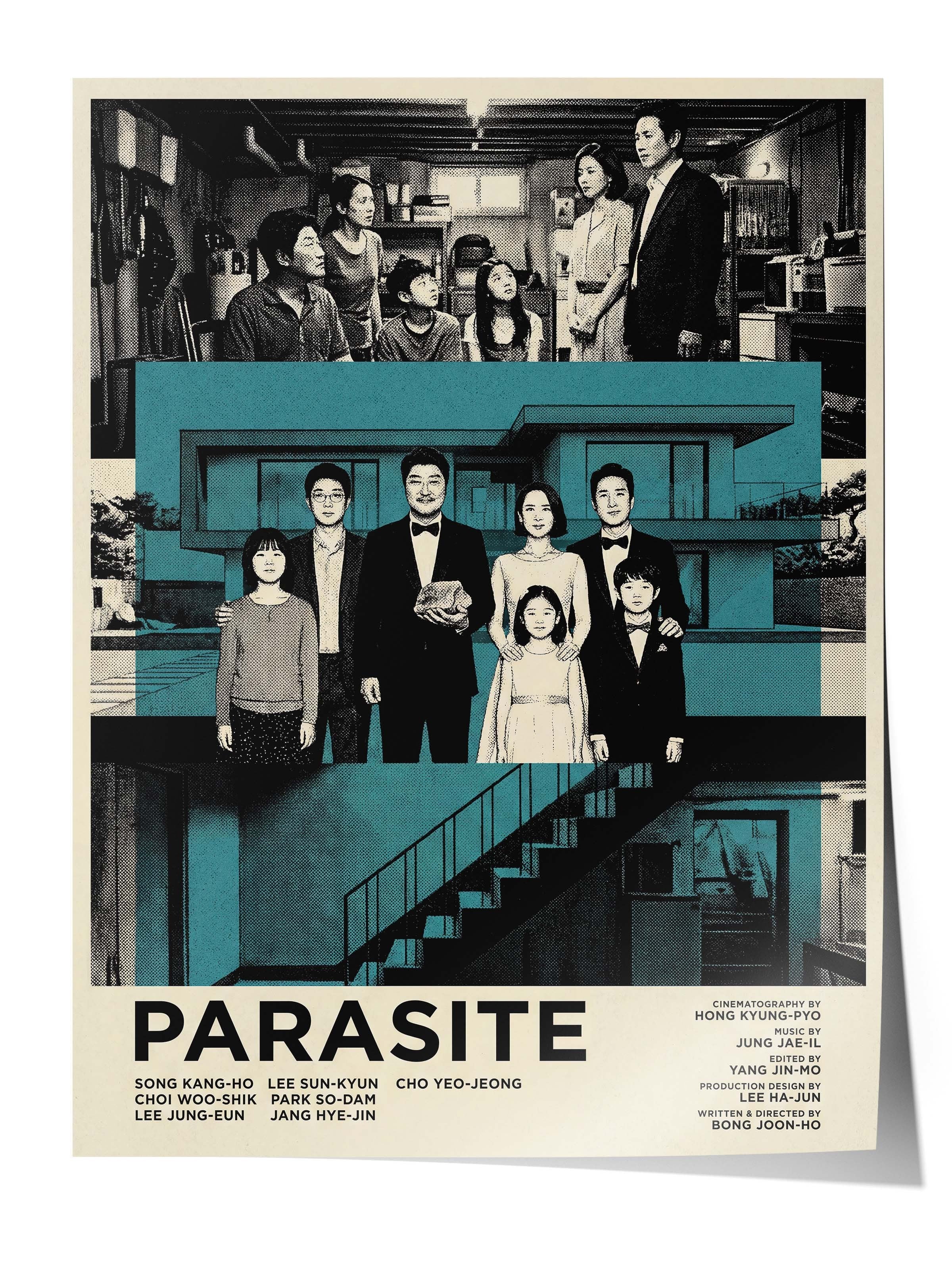 Parasite Posteri, Sinema ve Dizi Tablo Posterleri, Film Dizi Afişleri NO:112823
