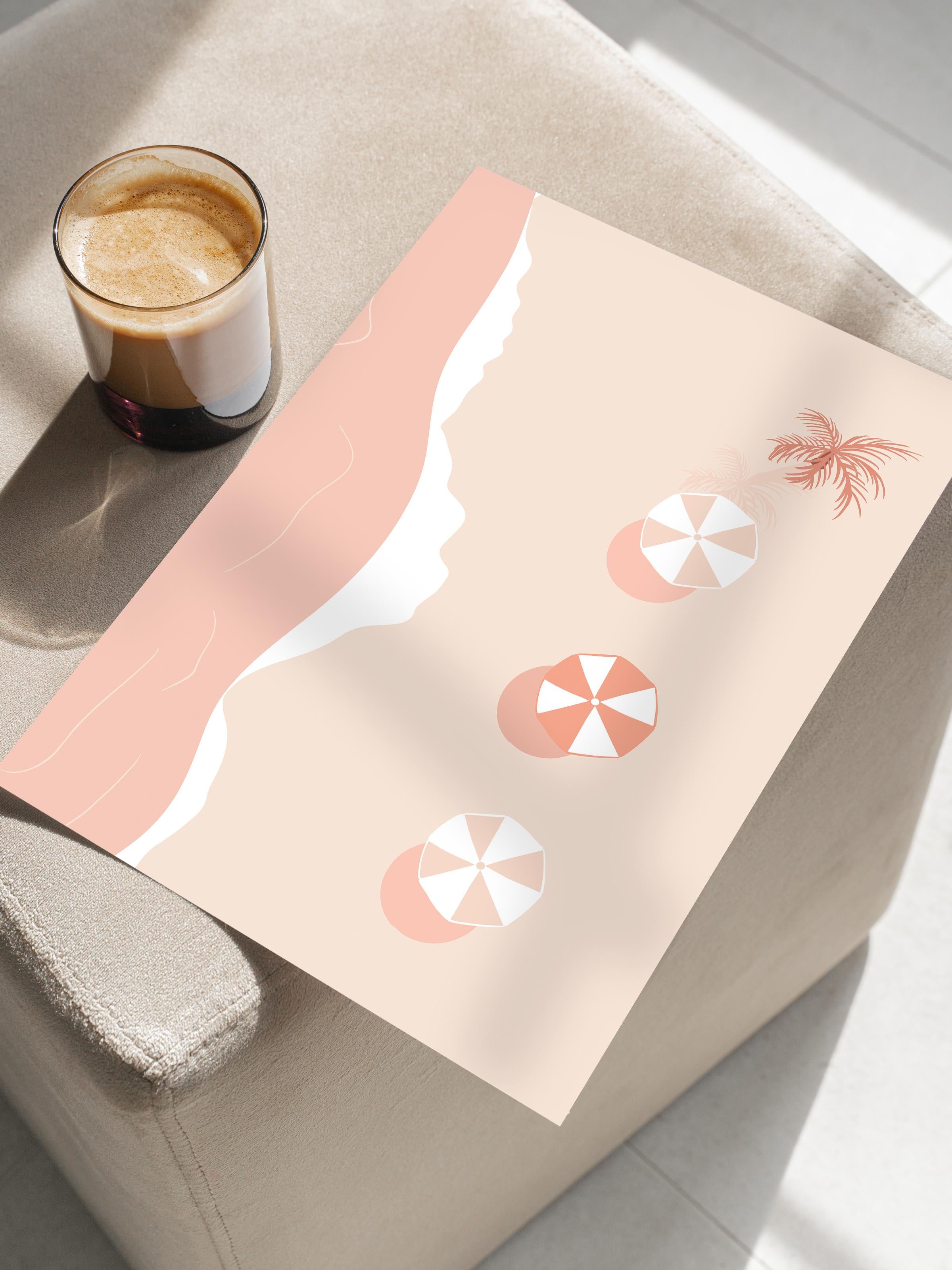 Pastel Boho Duvar Dekoru, Çerçevesiz Poster, Çerçevesiz Duvar Tablosu - Fine Art Kağıt ve HD Baskı