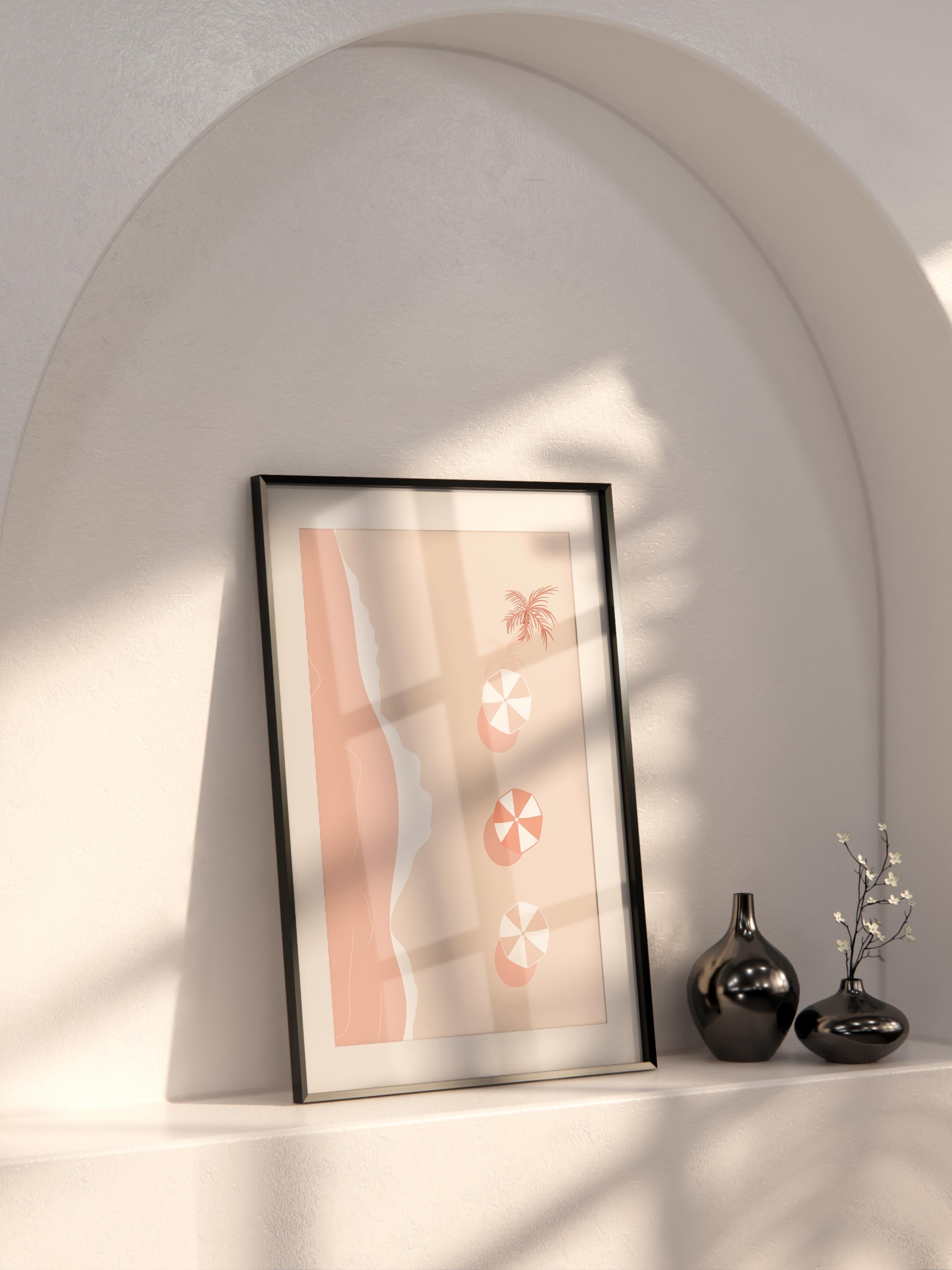 Pastel Boho Duvar Dekoru, Çerçevesiz Poster, Çerçevesiz Duvar Tablosu - Fine Art Kağıt ve HD Baskı