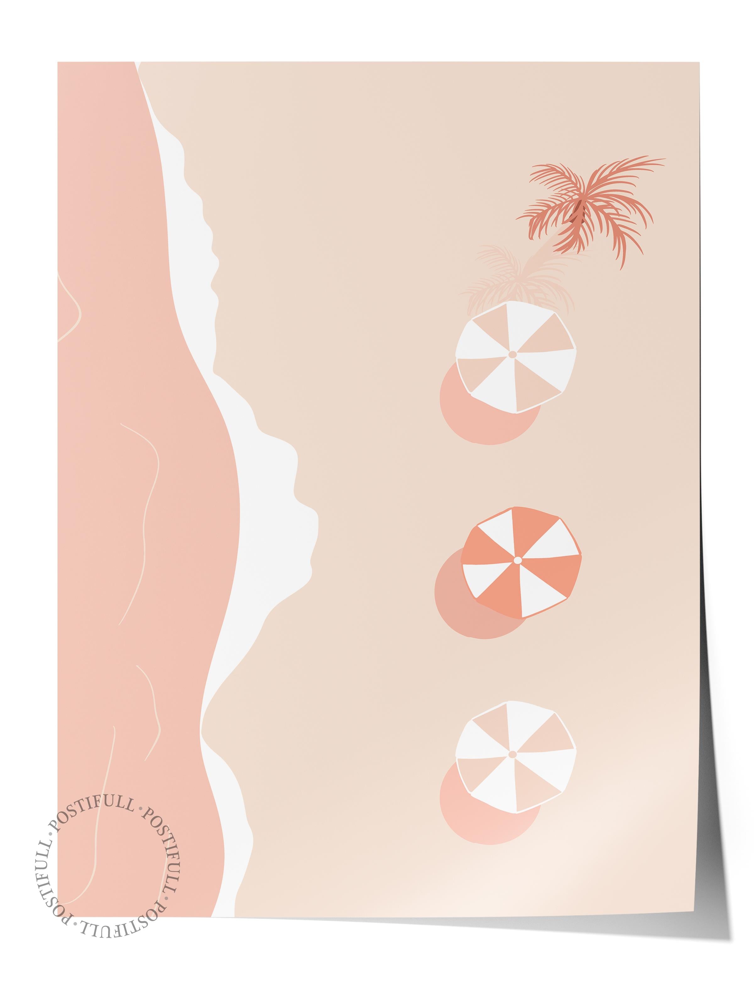 Pastel Boho Duvar Dekoru, Çerçevesiz Poster, Çerçevesiz Duvar Tablosu - Fine Art Kağıt ve HD Baskı