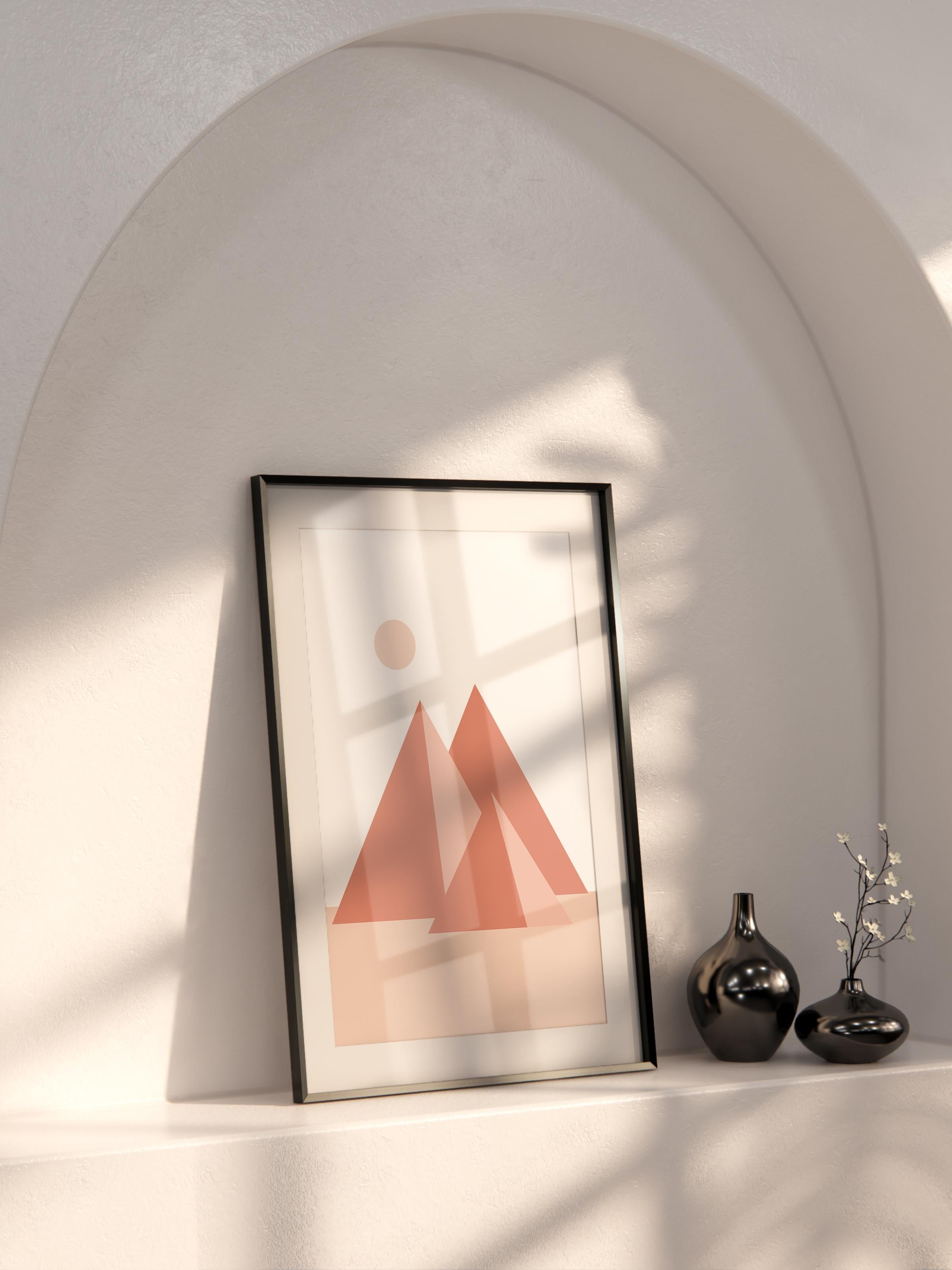 Pastel Boho Duvar Dekoru, Çerçevesiz Poster, Çerçevesiz Duvar Tablosu - Fine Art Kağıt ve HD Baskı