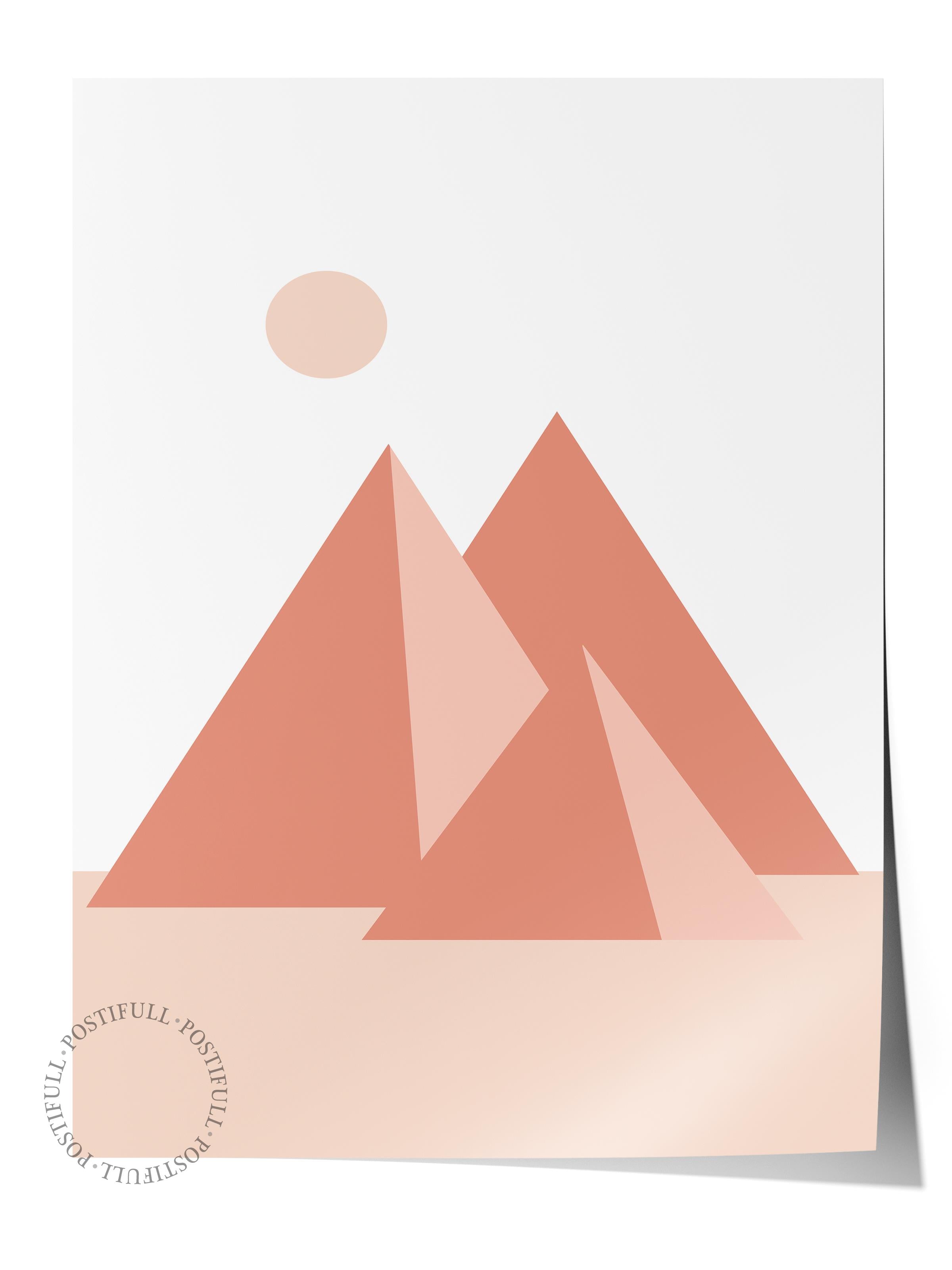 Pastel Boho Duvar Dekoru, Çerçevesiz Poster, Çerçevesiz Duvar Tablosu - Fine Art Kağıt ve HD Baskı